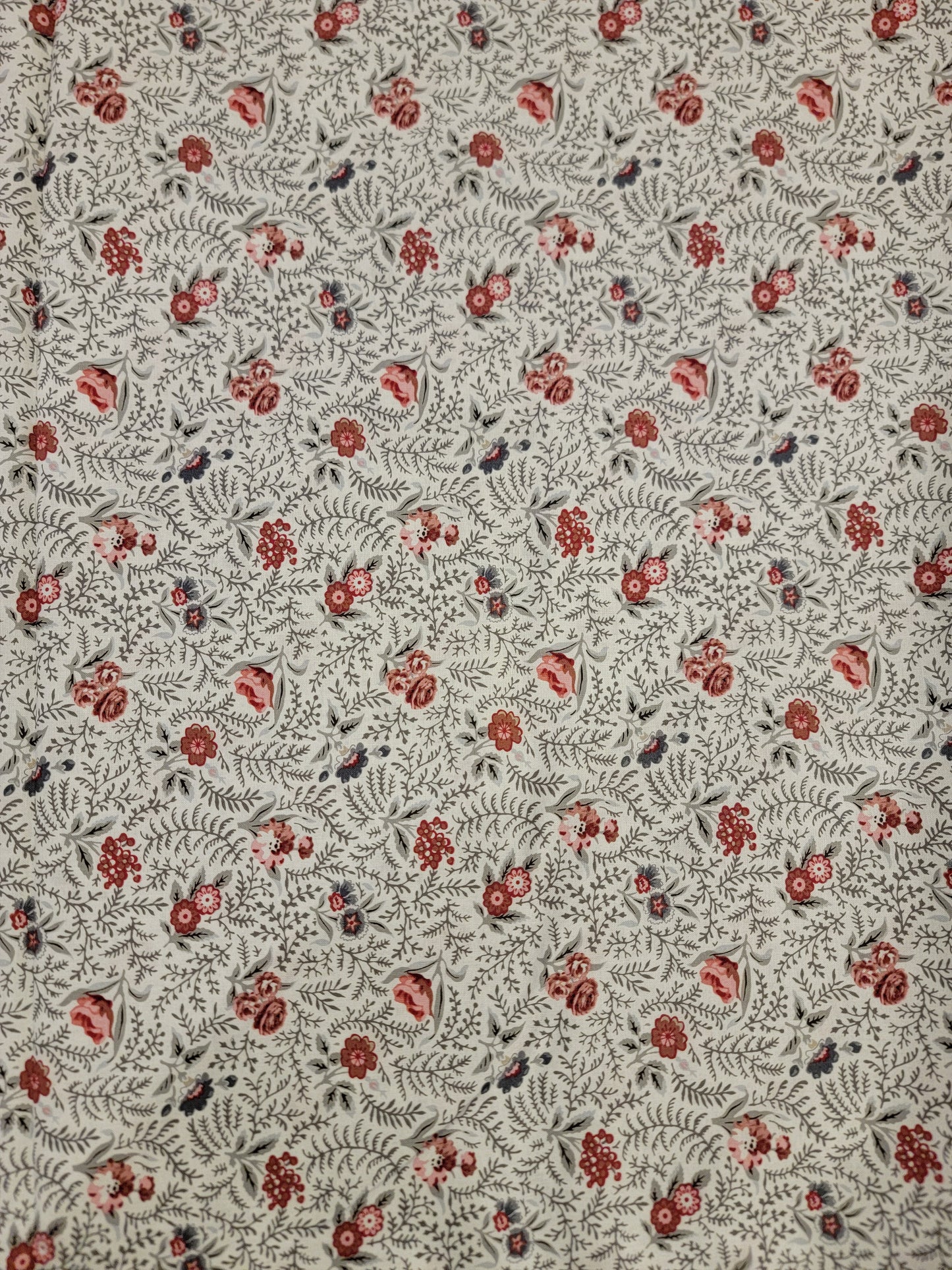 Audrey- Rose & Ferns Fabric (half yard increment)