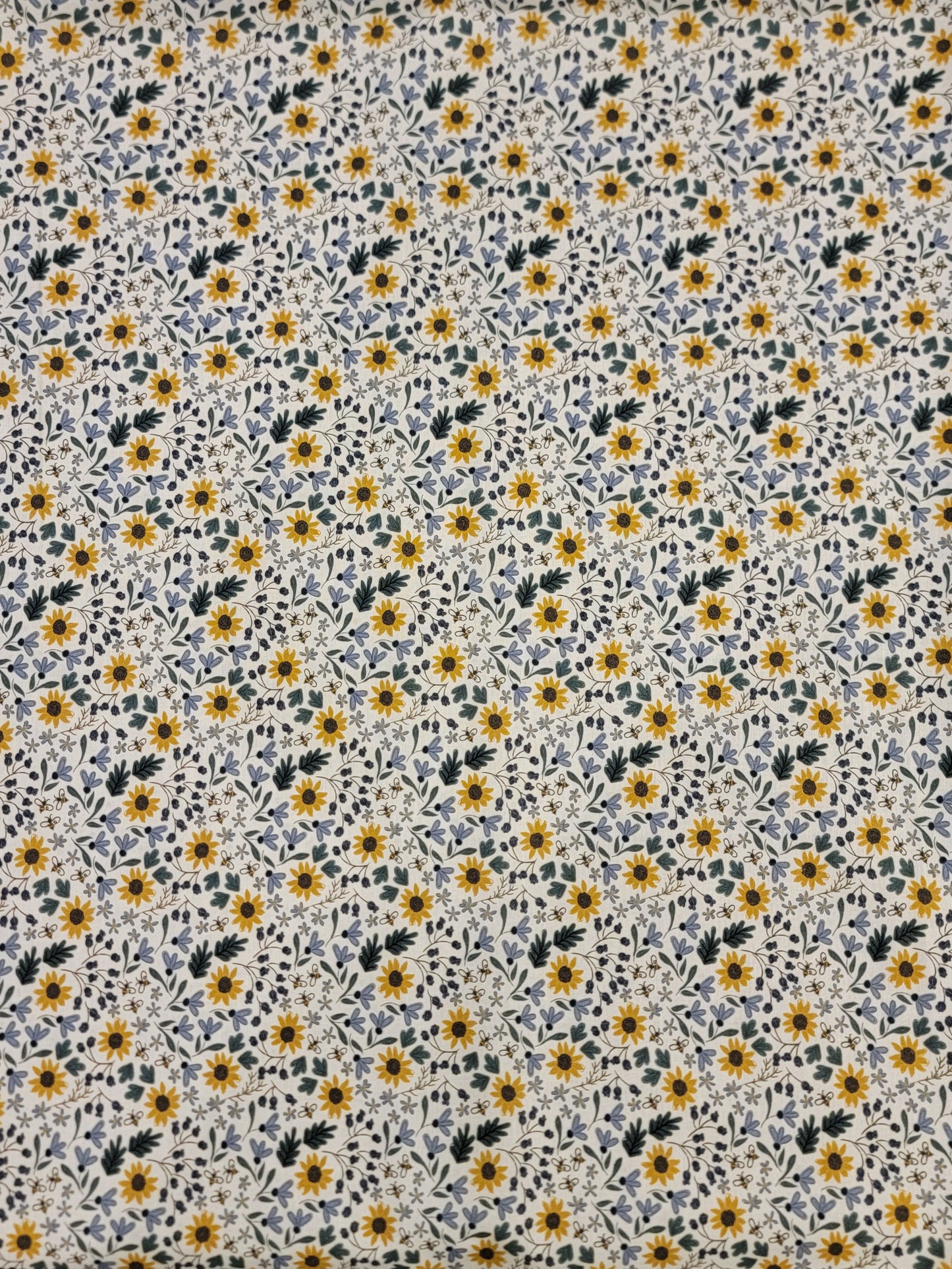 Honeybee- Sunflower Meadow Fabric (half yard increment)