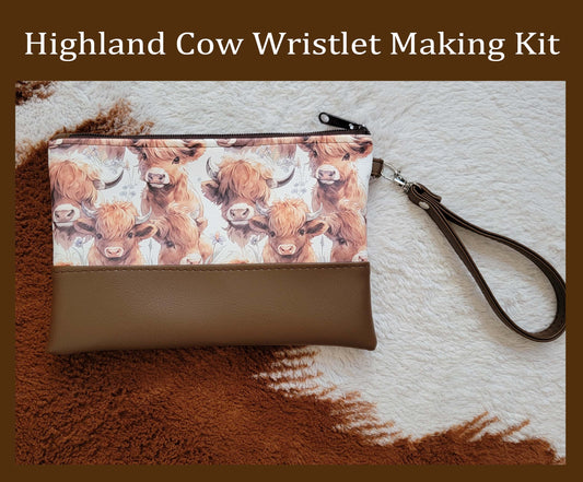 Highland Cow Wristlet Making Kit