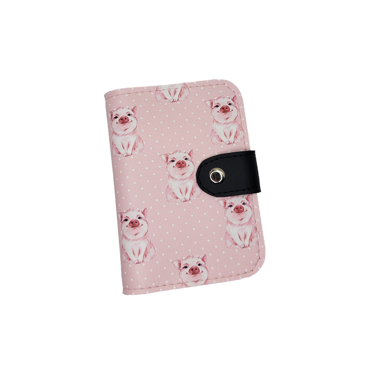 Passport Holder- Pigs & Polka Dots