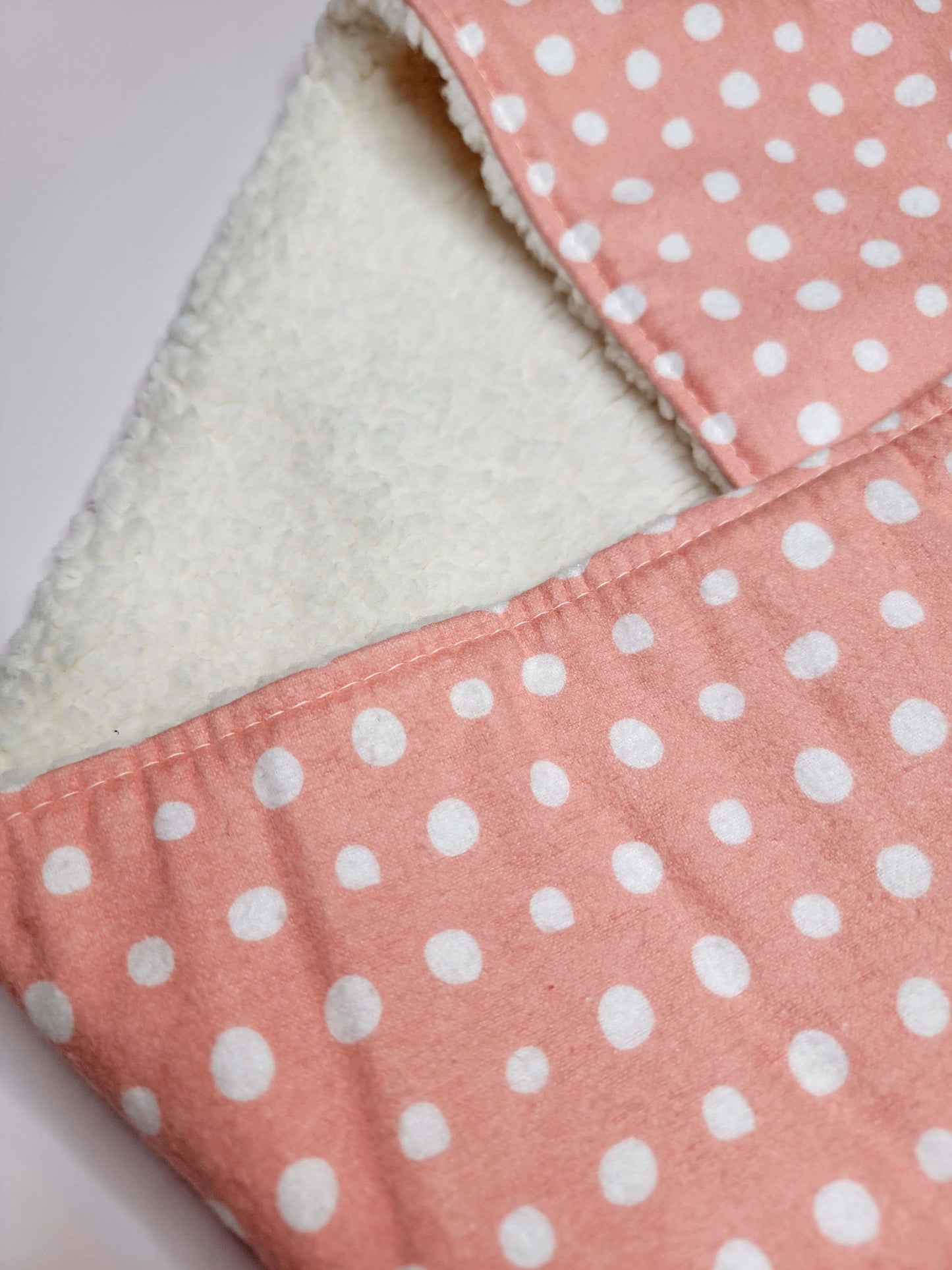 Peach Polka Mini Scarf