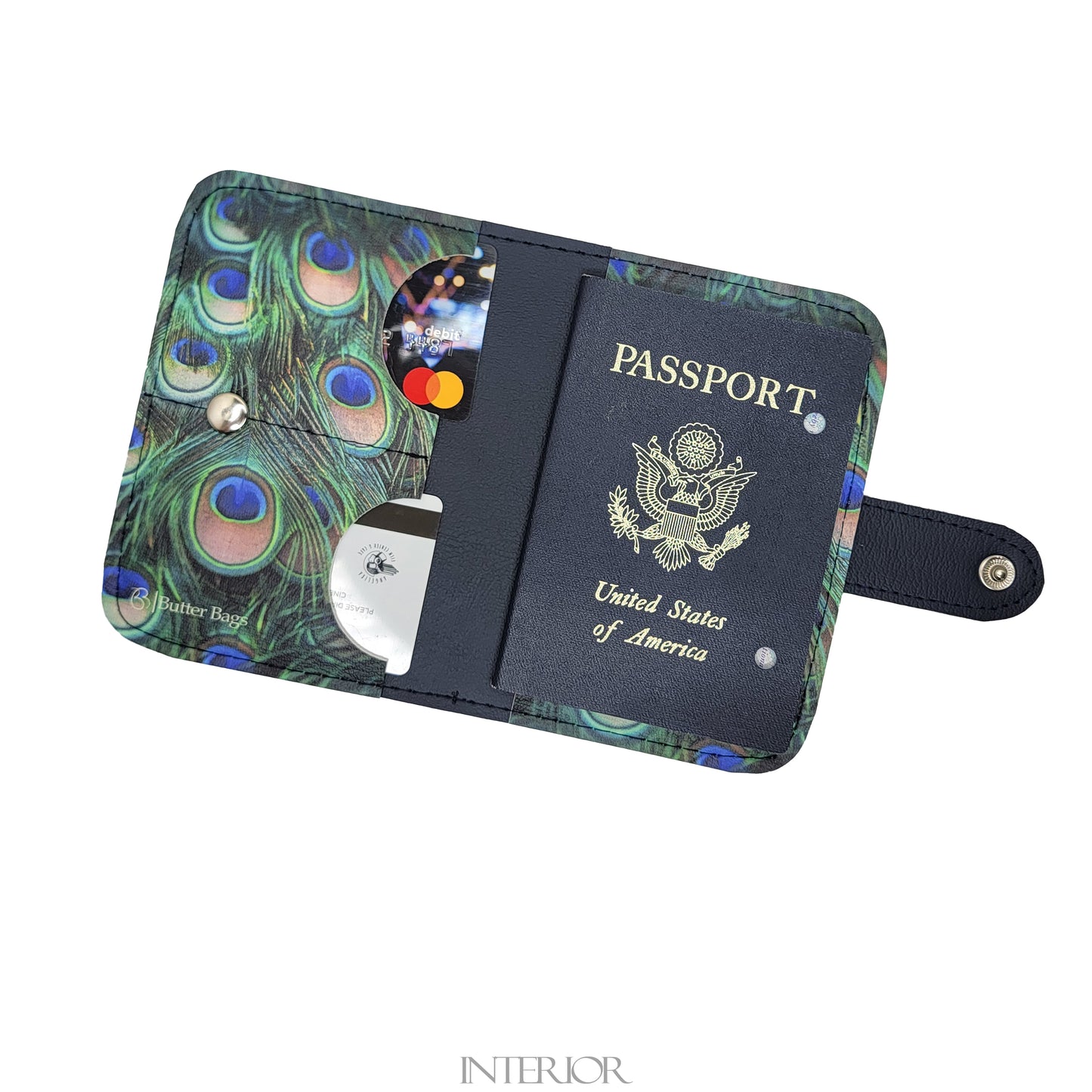 Passport Holder- Peacock