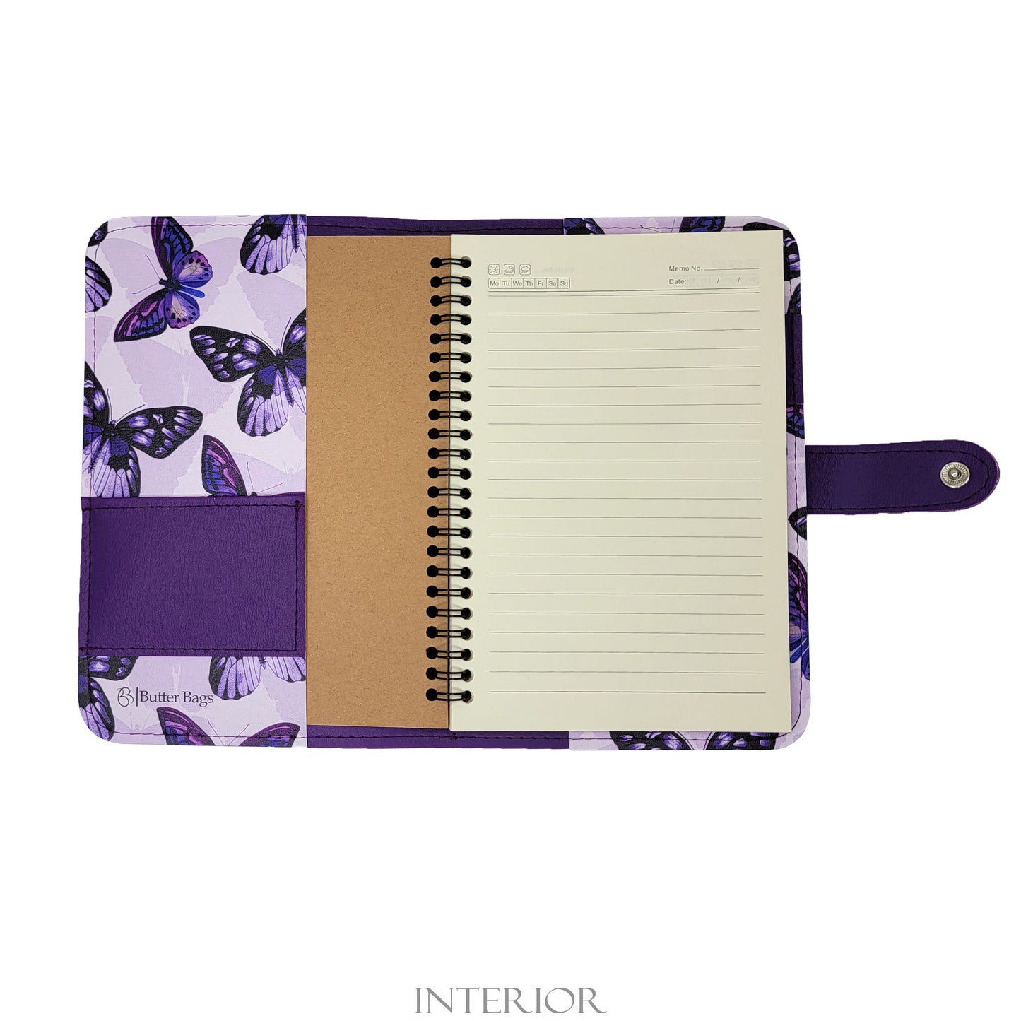 Purple Butterfly- Notebook & Cover