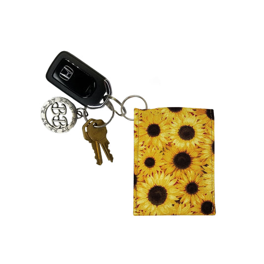 Sunflower Keychain Wallet