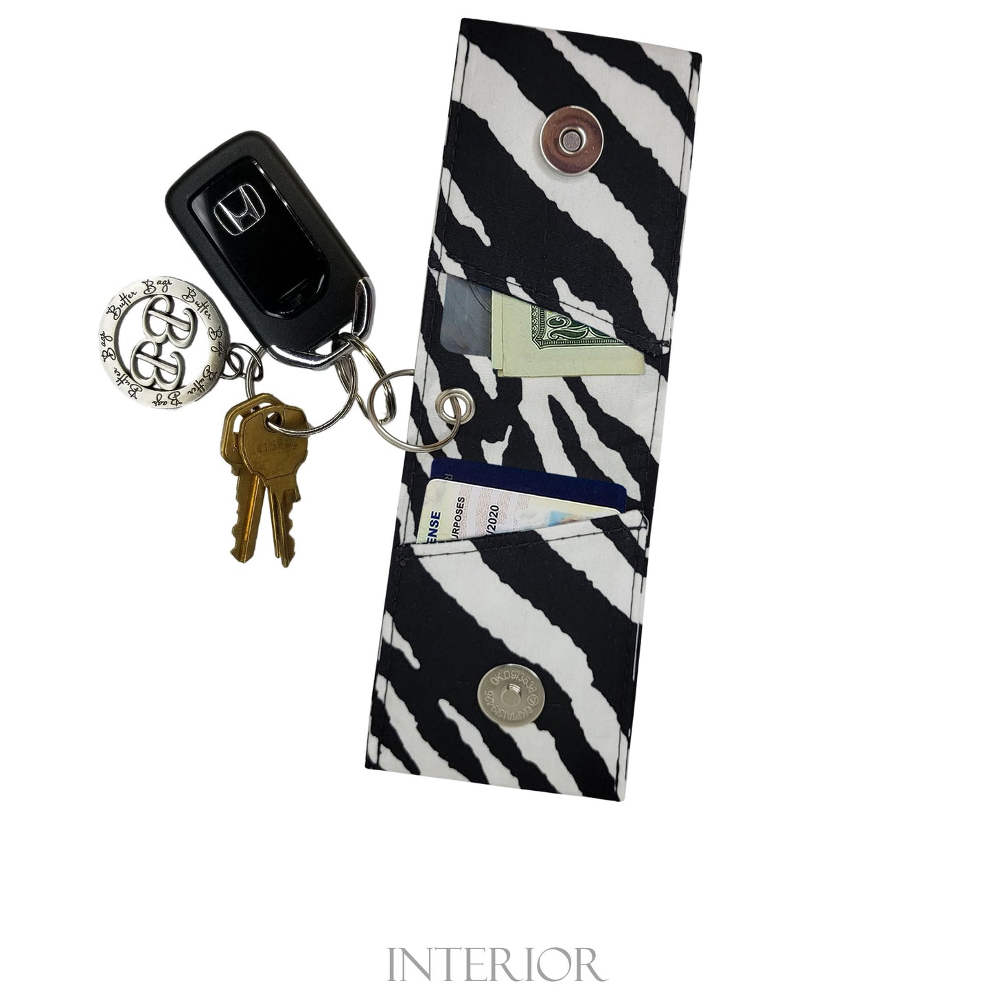 Zebra Keychain Wallet