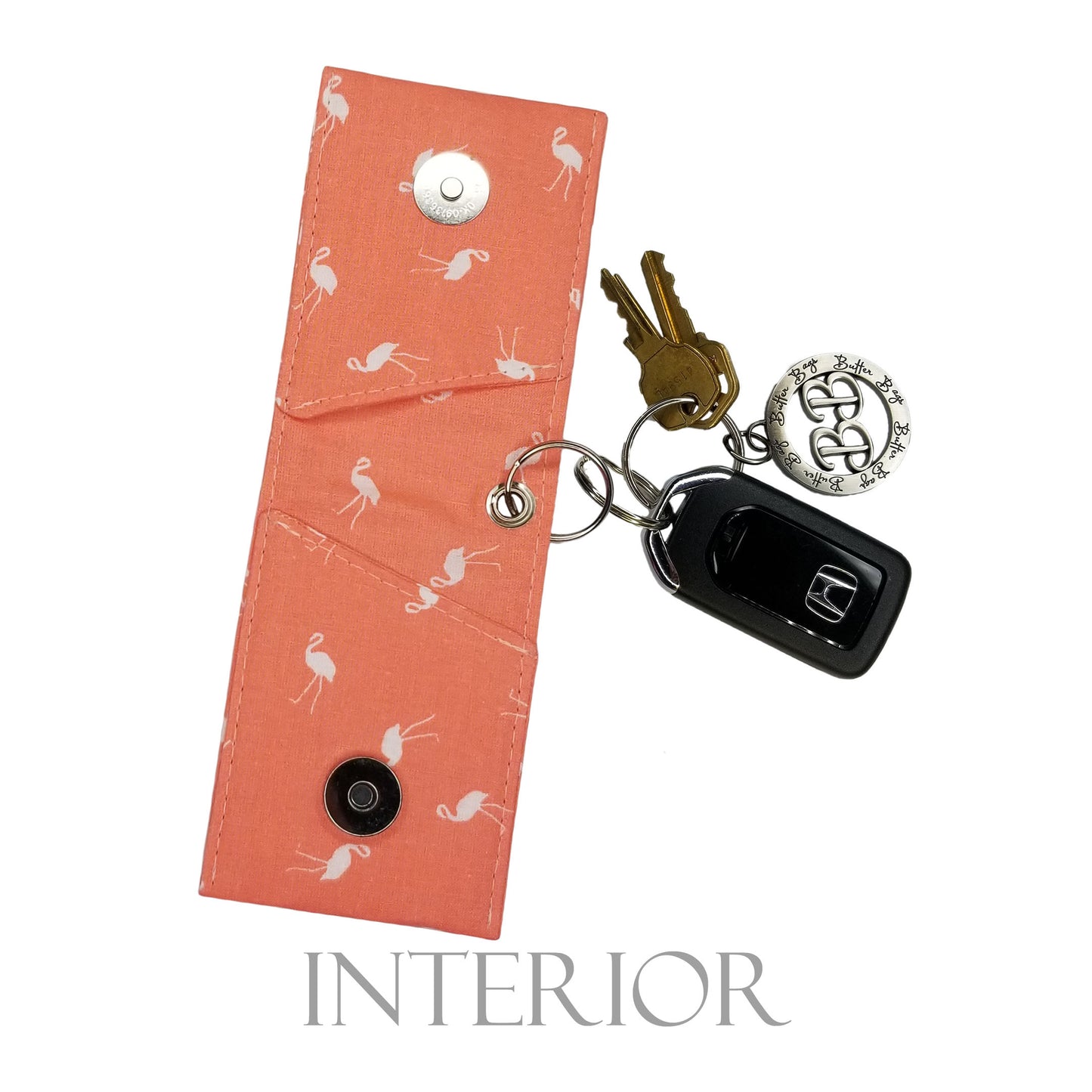 Flamingo Keychain Wallet