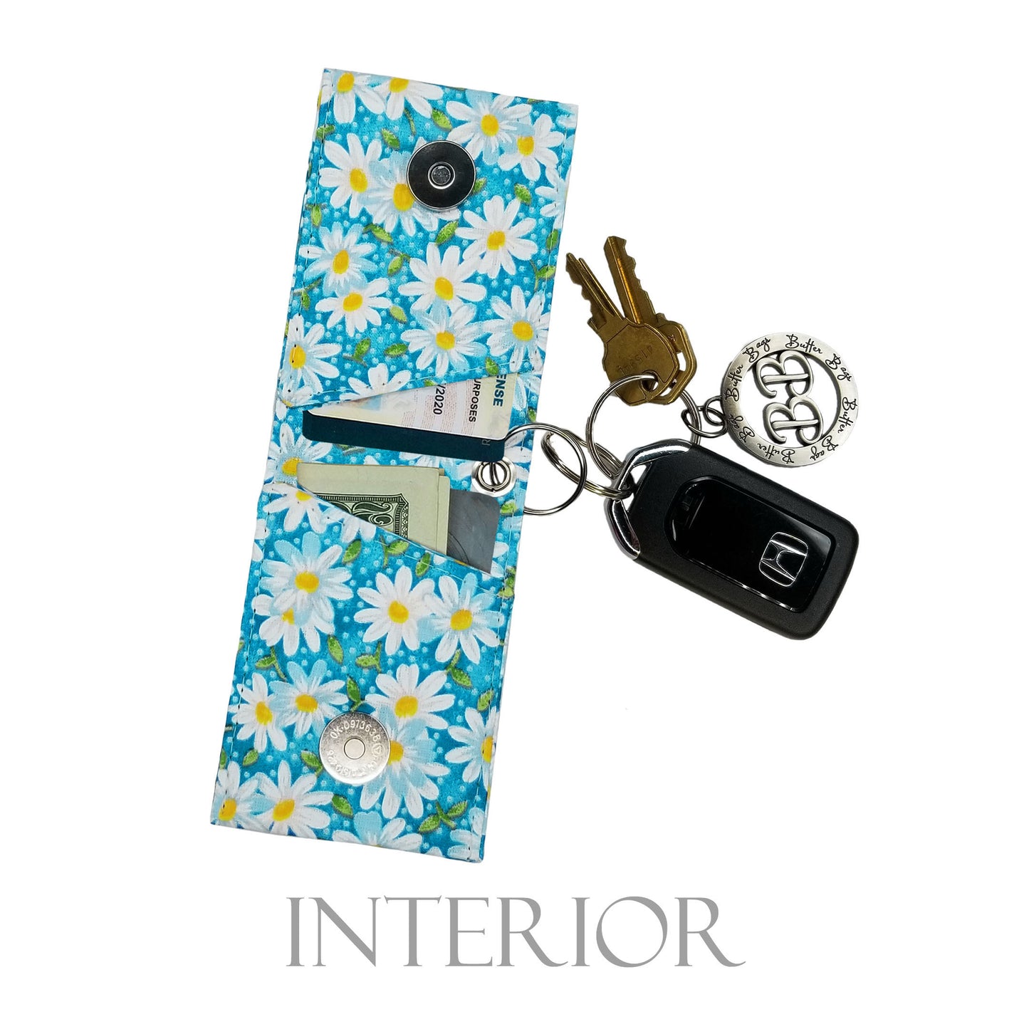 Daisies Keychain Wallet
