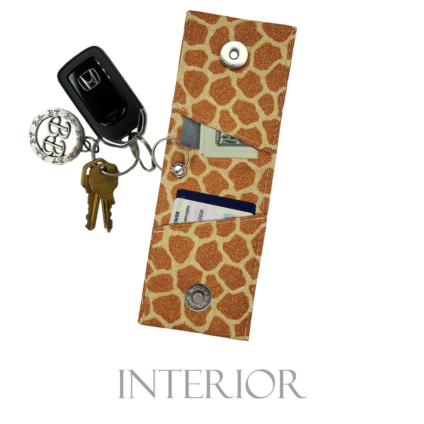 Giraffe Keychain Wallet