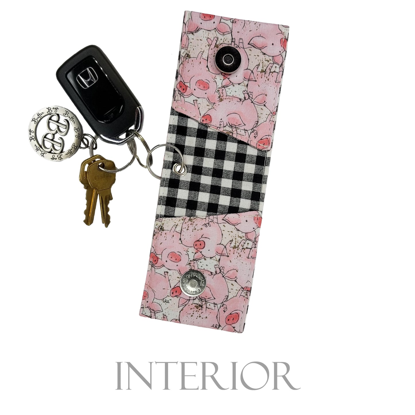 Pigs Keychain Wallet