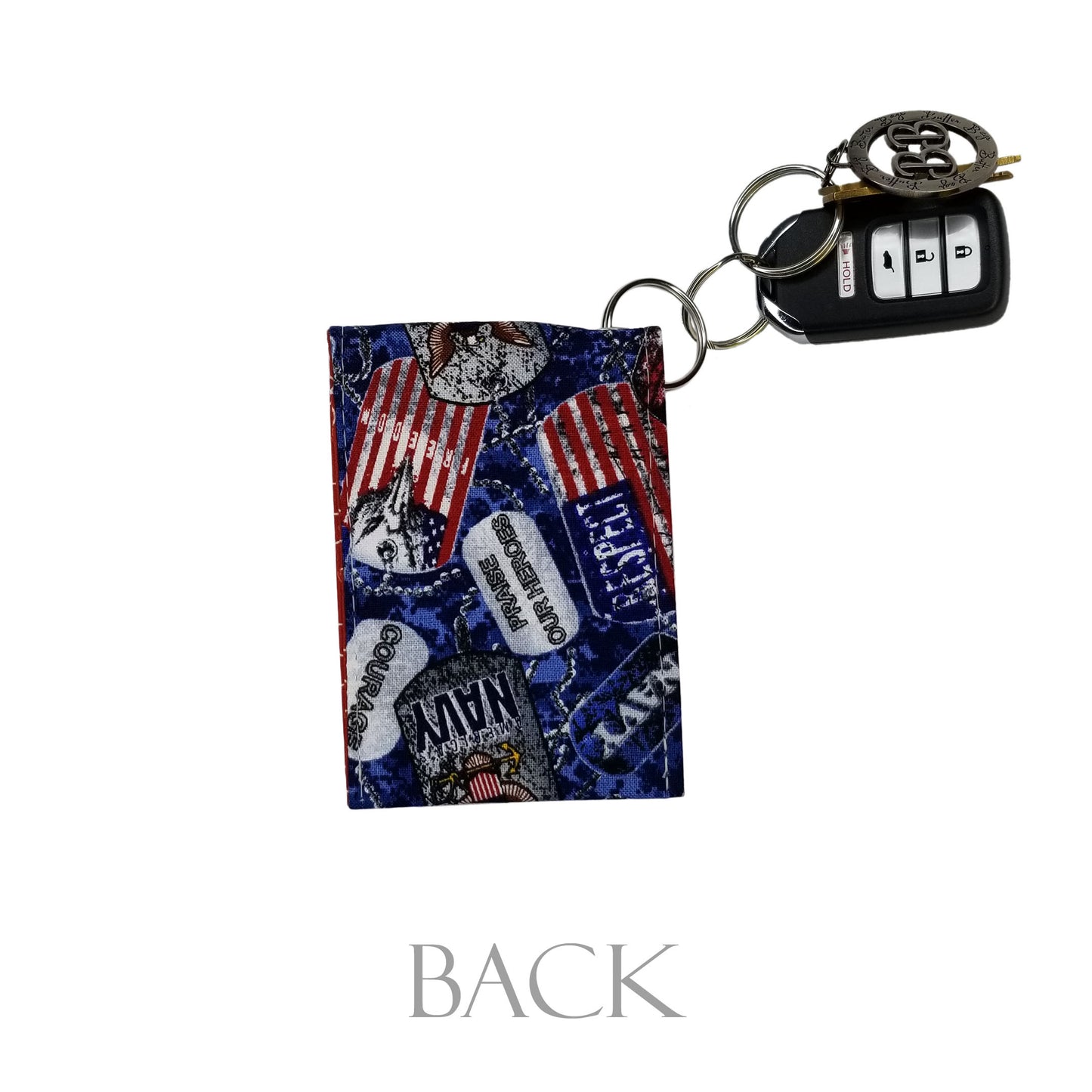 Navy Keychain Wallet