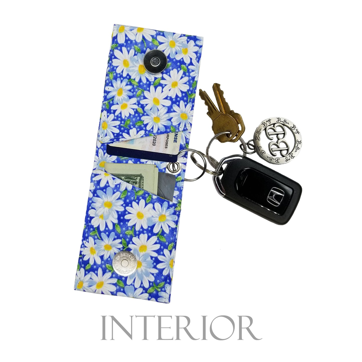 Daisy Keychain Wallet