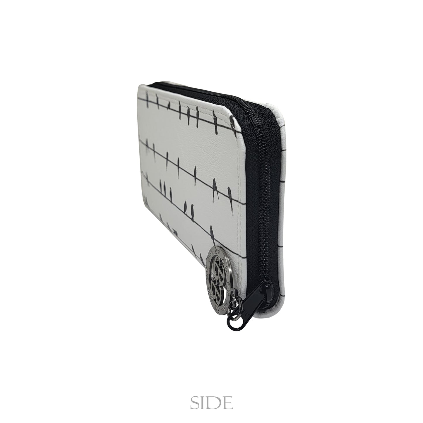 Birds on a Wire Zip Around Wallet