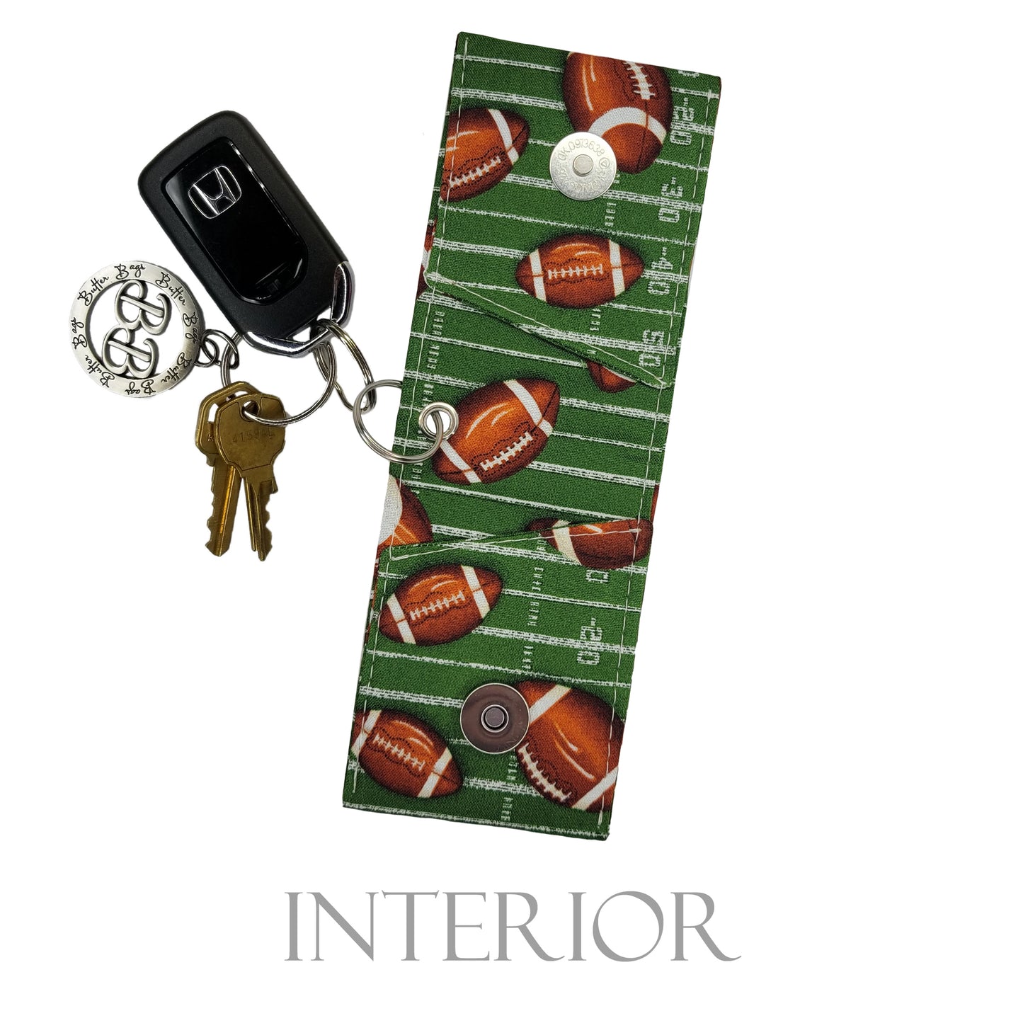 Football Keychain Wallet