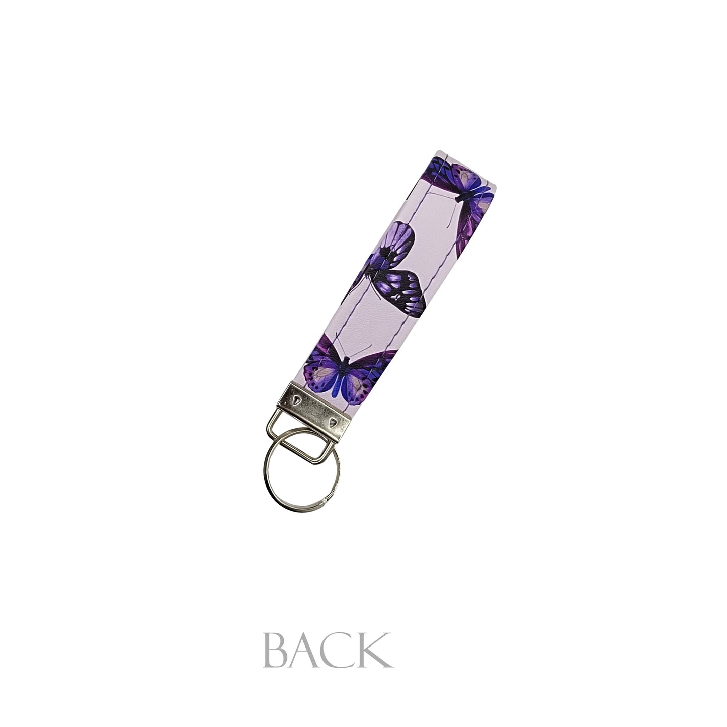 Purple Butterfly Key Fob