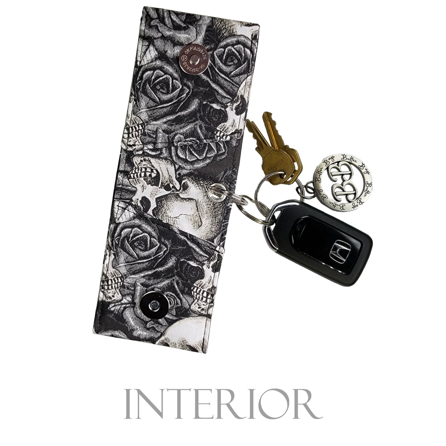 Skulls n' Roses Keychain Wallet