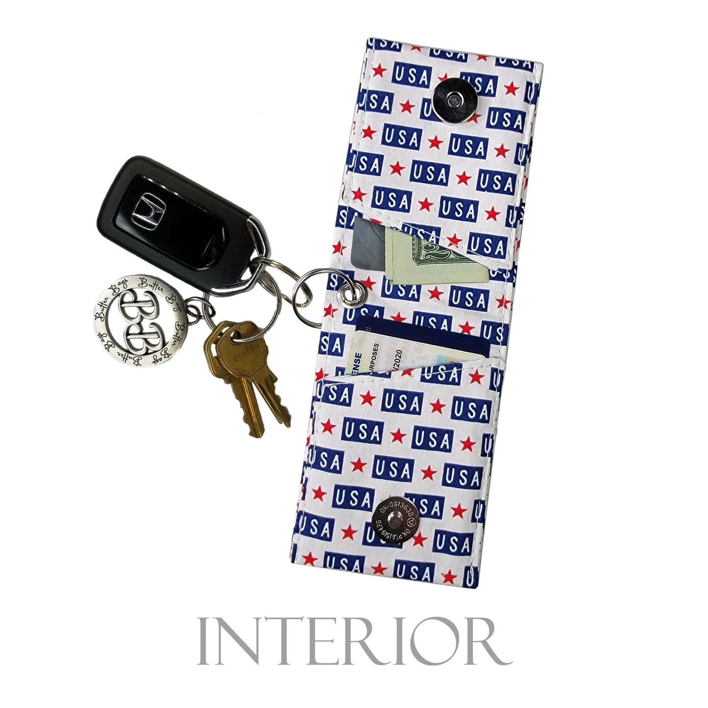 USA Keychain Wallet