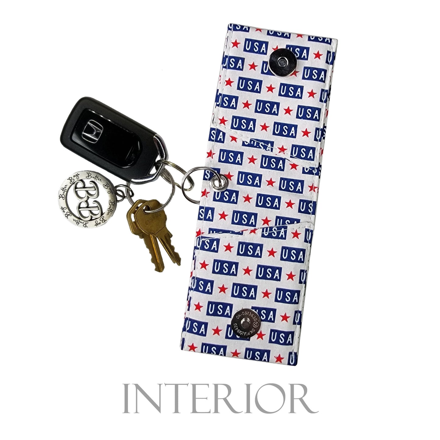 USA Keychain Wallet
