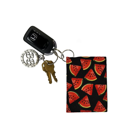 Summer Watermelon Keychain Wallet