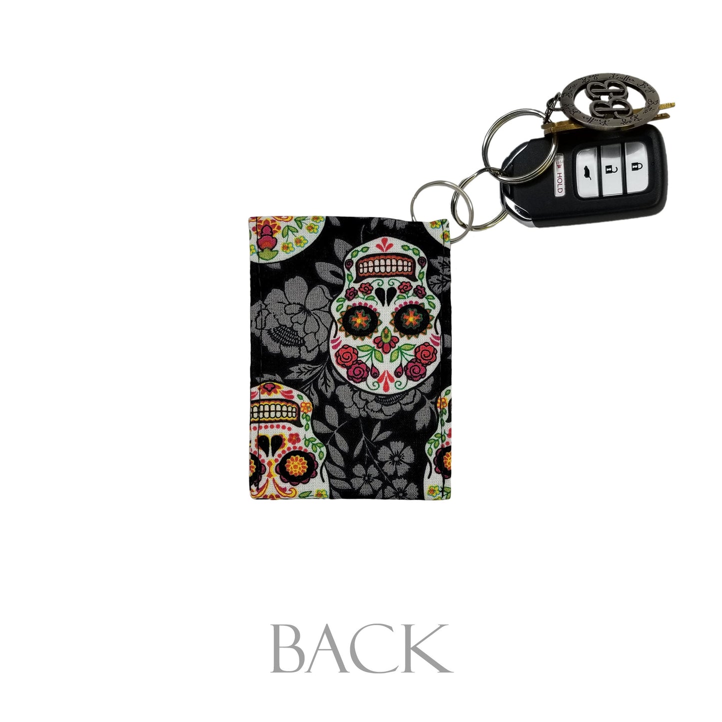 Sugar Skull Keychain Wallet