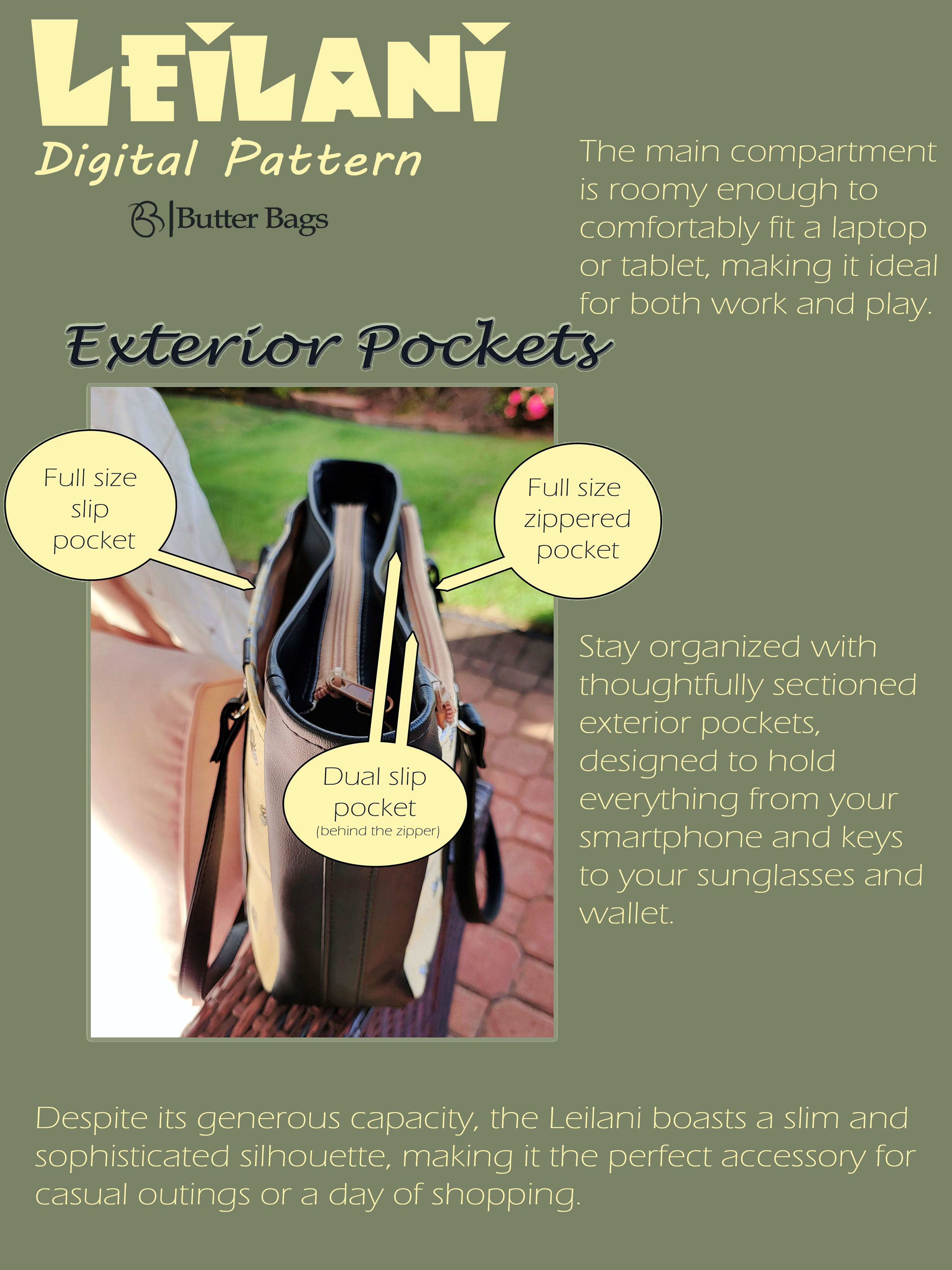 Leilani Handbag- Digital Pattern