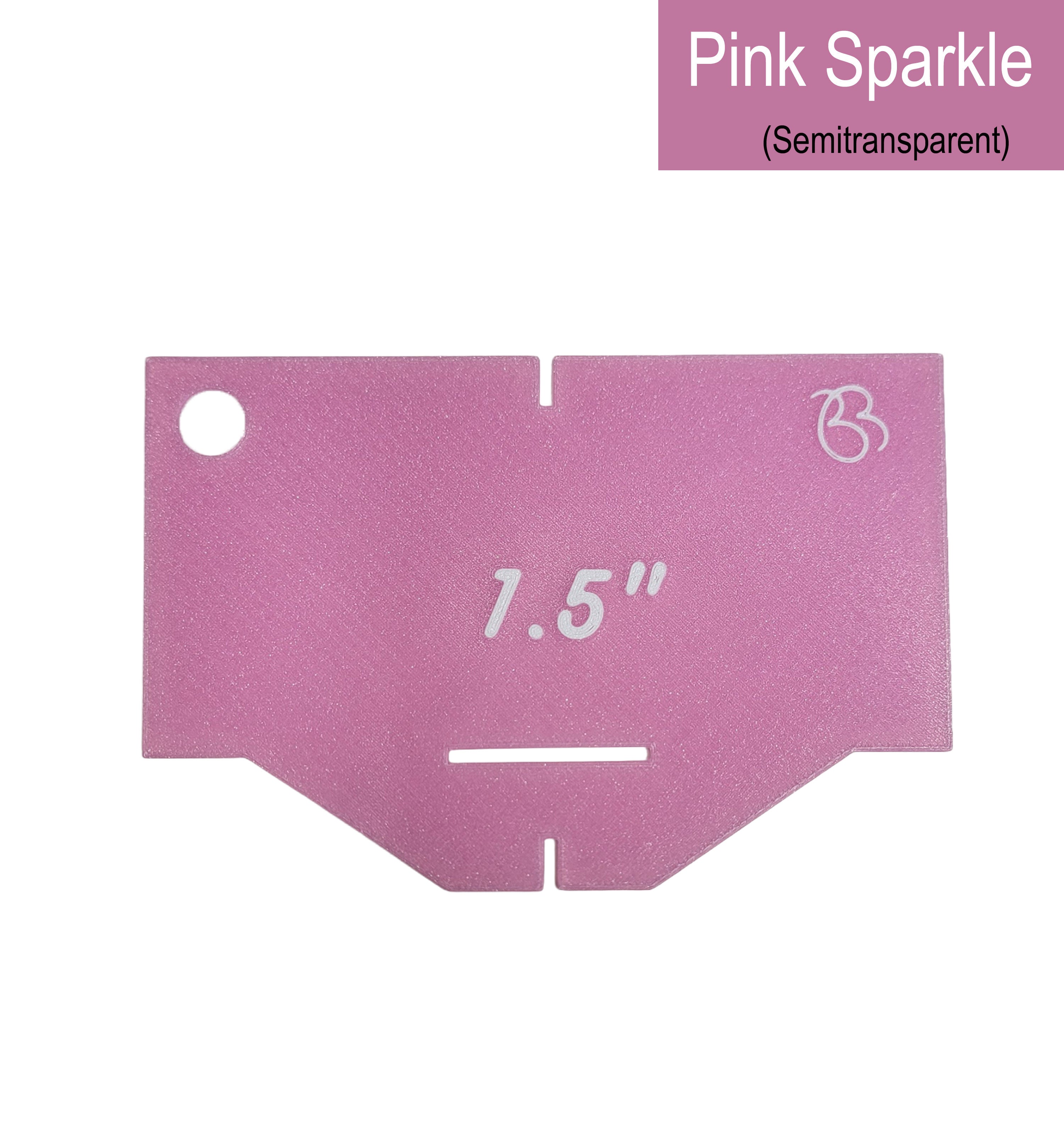 Strap Edge Guide Template- 1.5" Strap (one template)