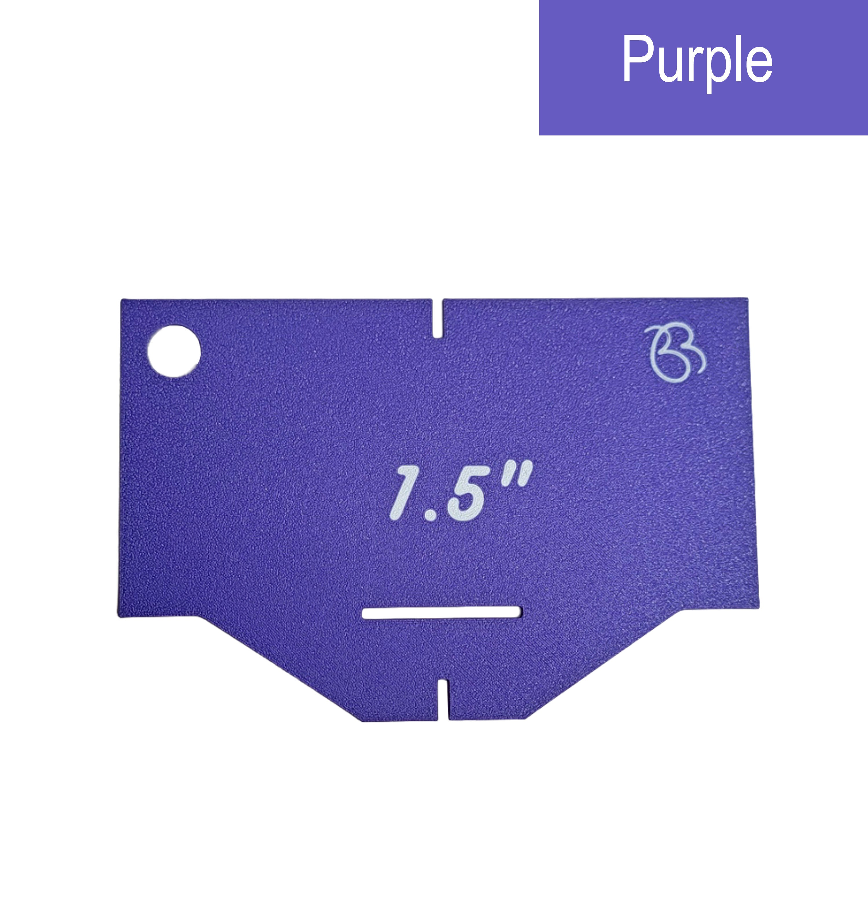 Strap Edge Guide Template- 1.5" Strap (one template)