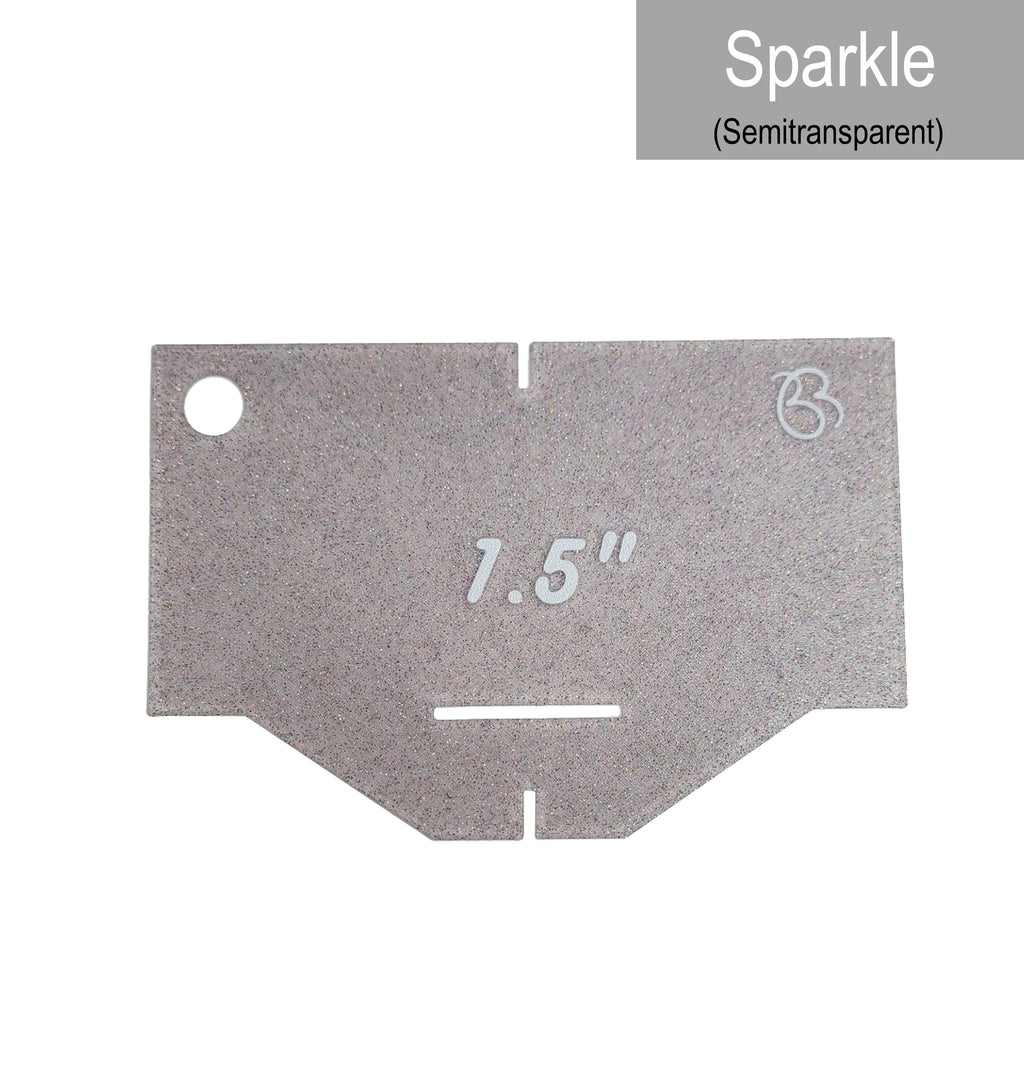 Strap Edge Guide Template- 1.5" Strap (one template)