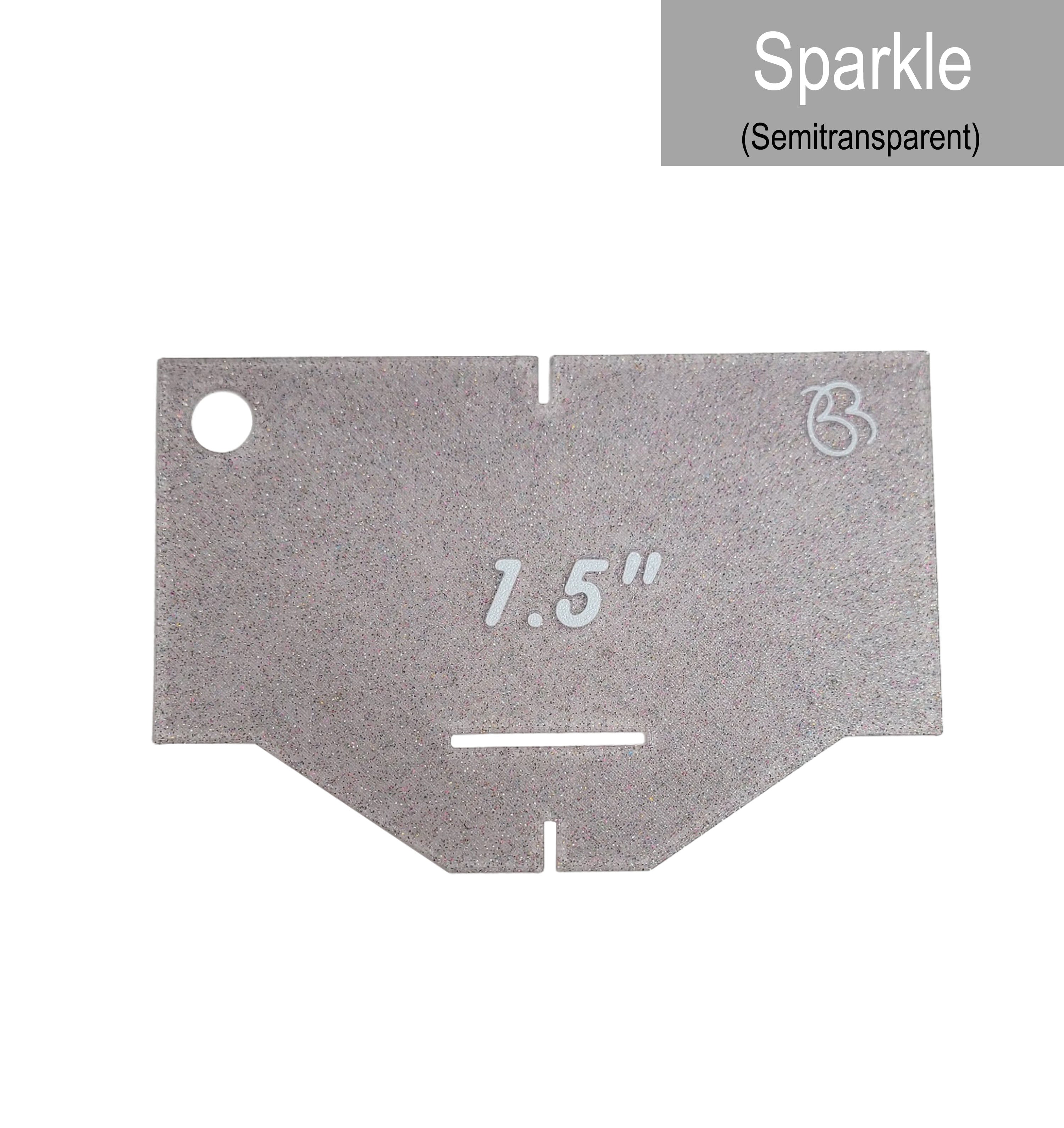 Strap Edge Guide Template- 1.5" Strap (one template)