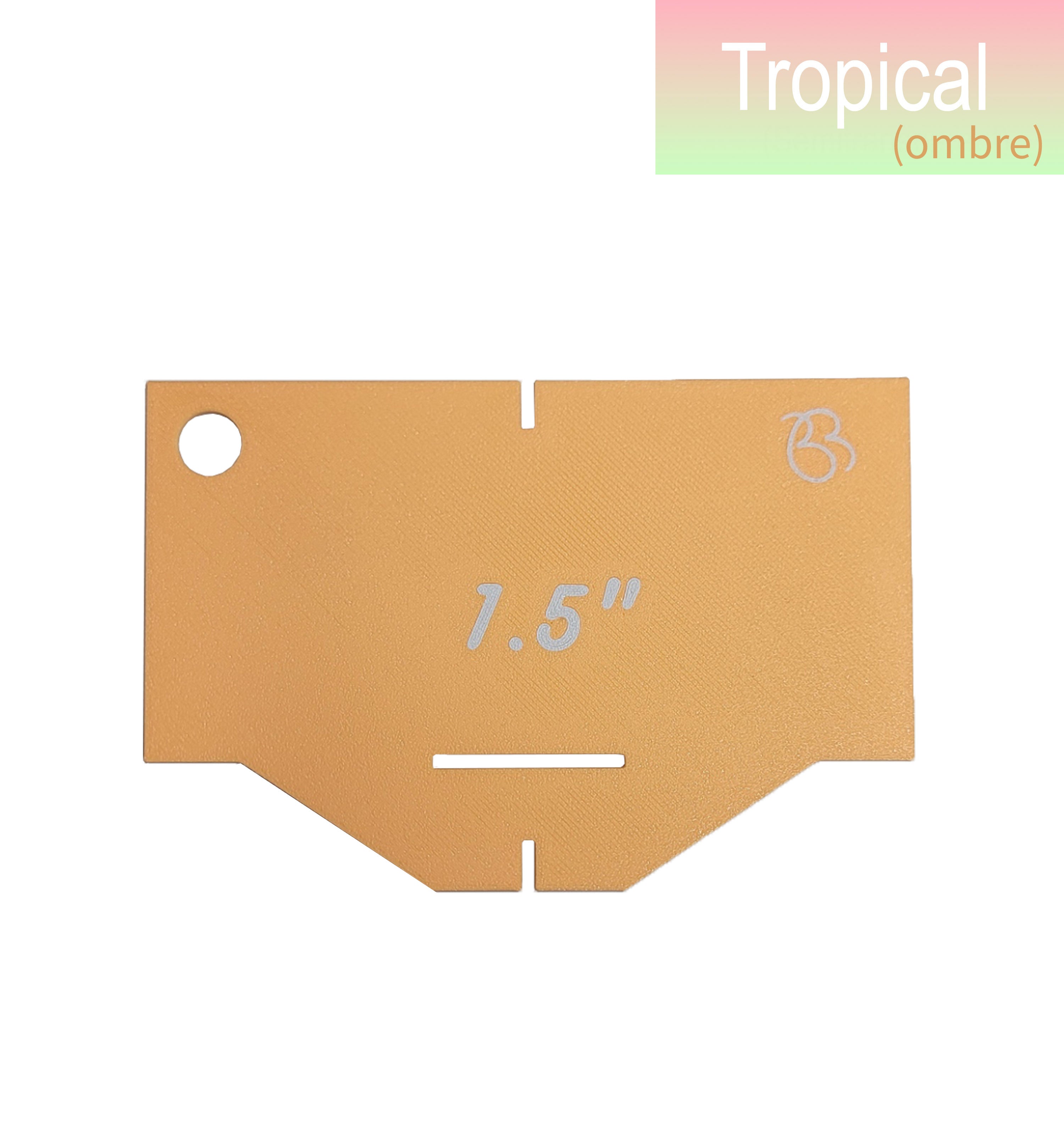 Strap Edge Guide Template- 1.5" Strap (one template)