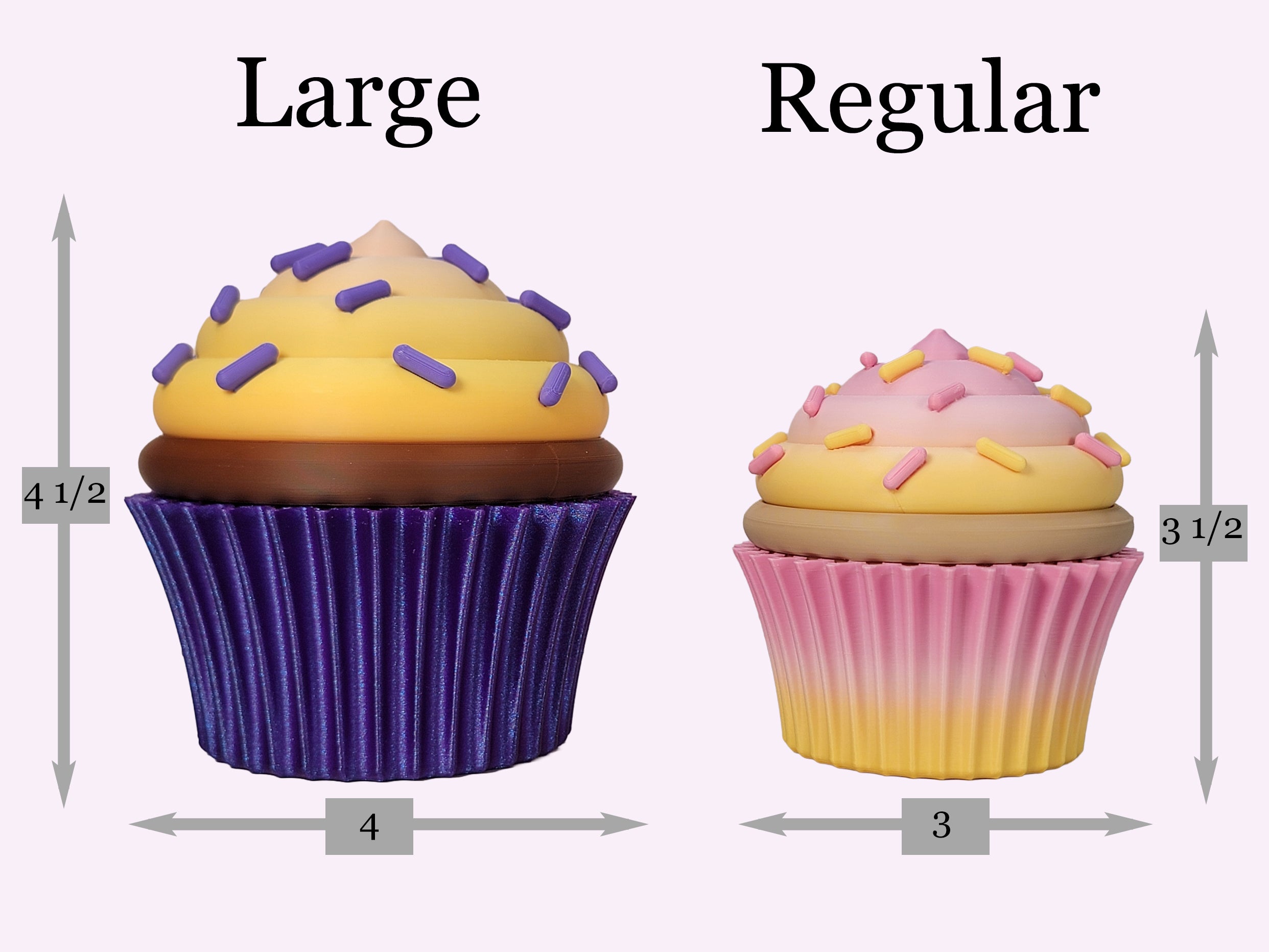 Cupcake Dual Container