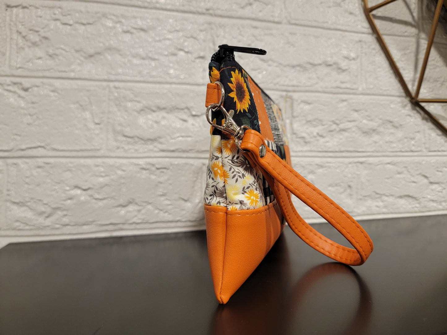 Quilted Fall Wristlet