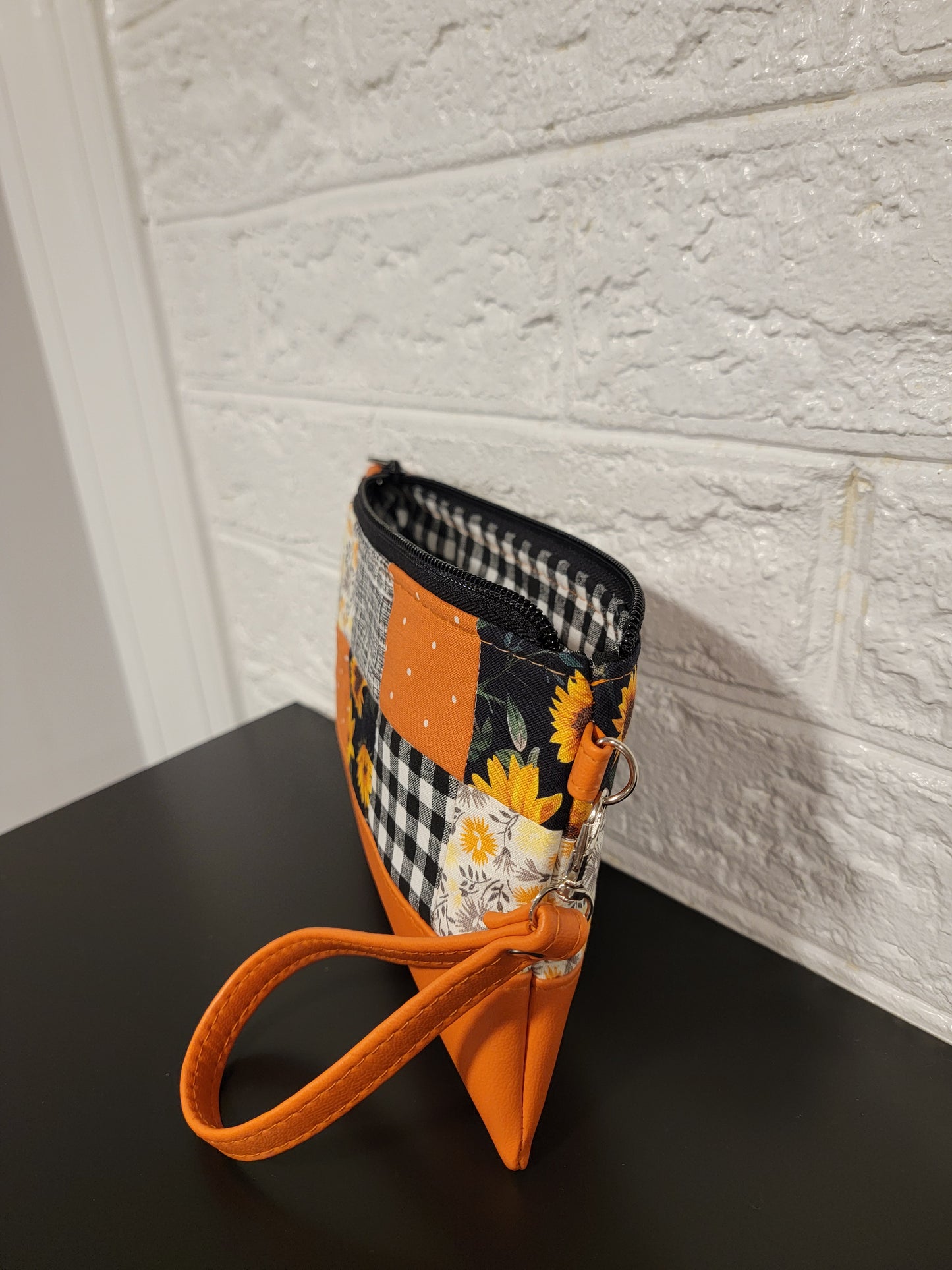 Quilted Fall Wristlet