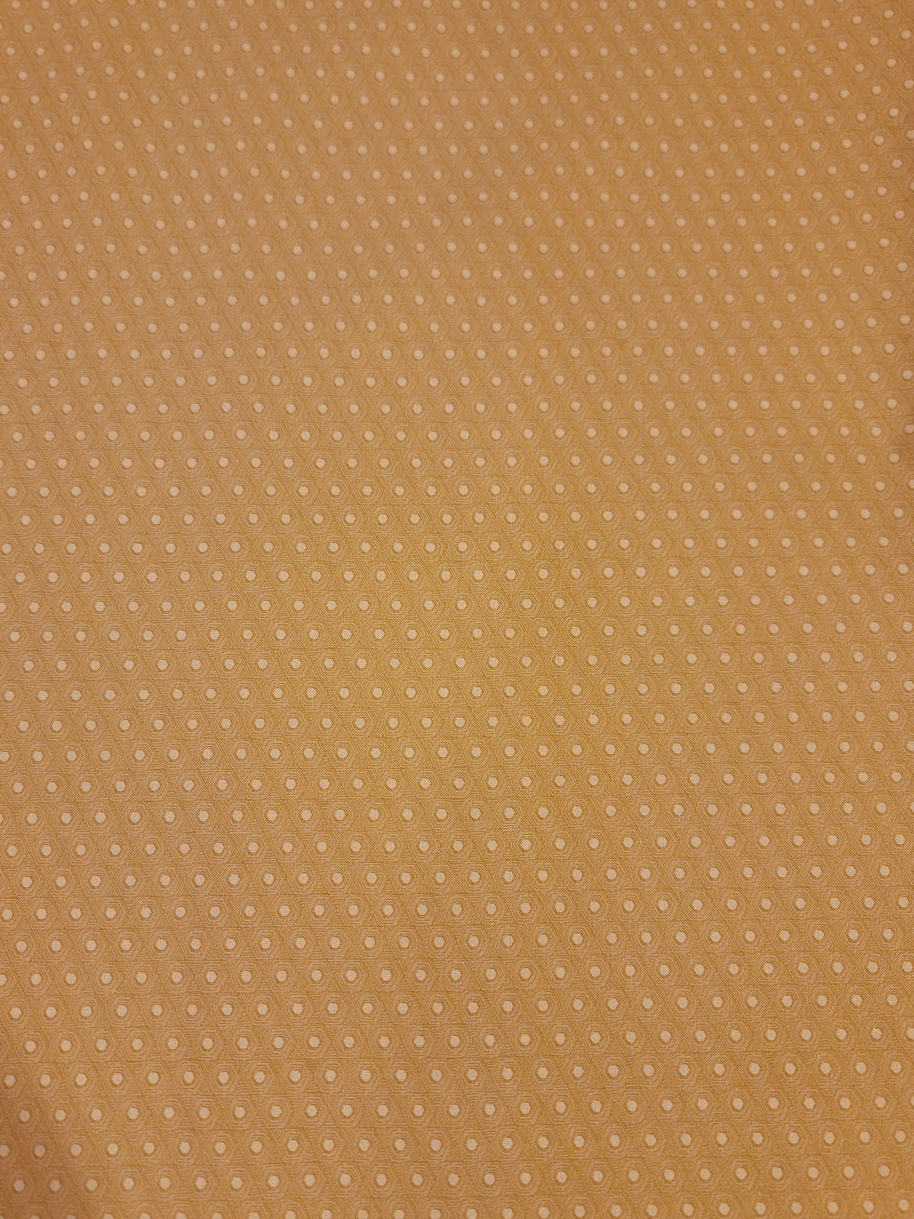 Honeybee- Golden Honeycomb Fabric (half yard increment)