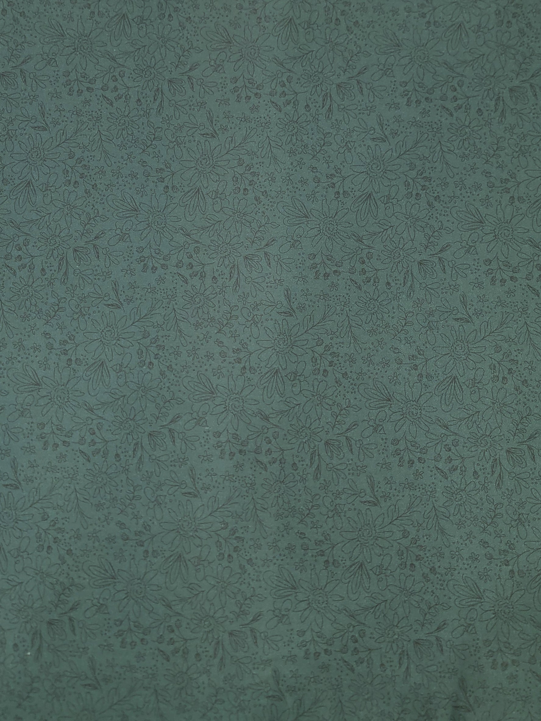 Honeybee- Forest Sketched Floral Fabric (half yard increment)