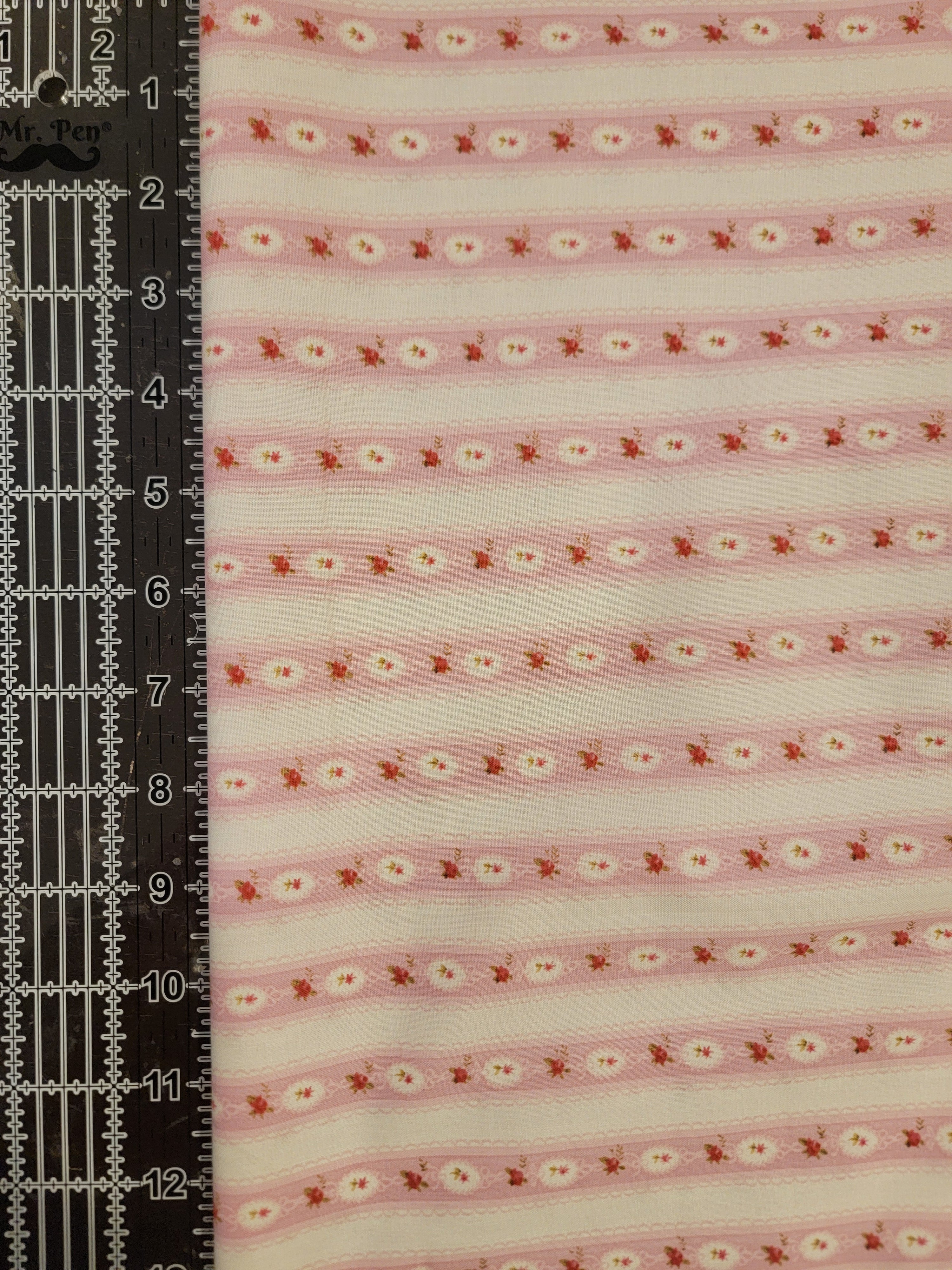 Charlotte- Rose & Ribbon Lace Fabric (half yard increment) (Copy)