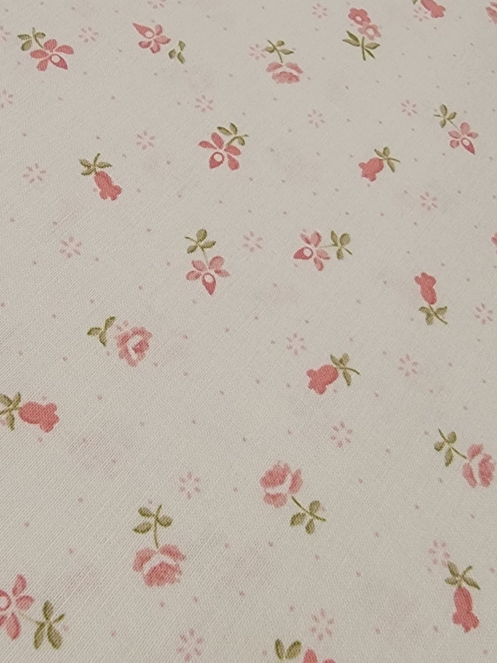 Charlotte- Petite Rosebud Fabric (half yard increment)
