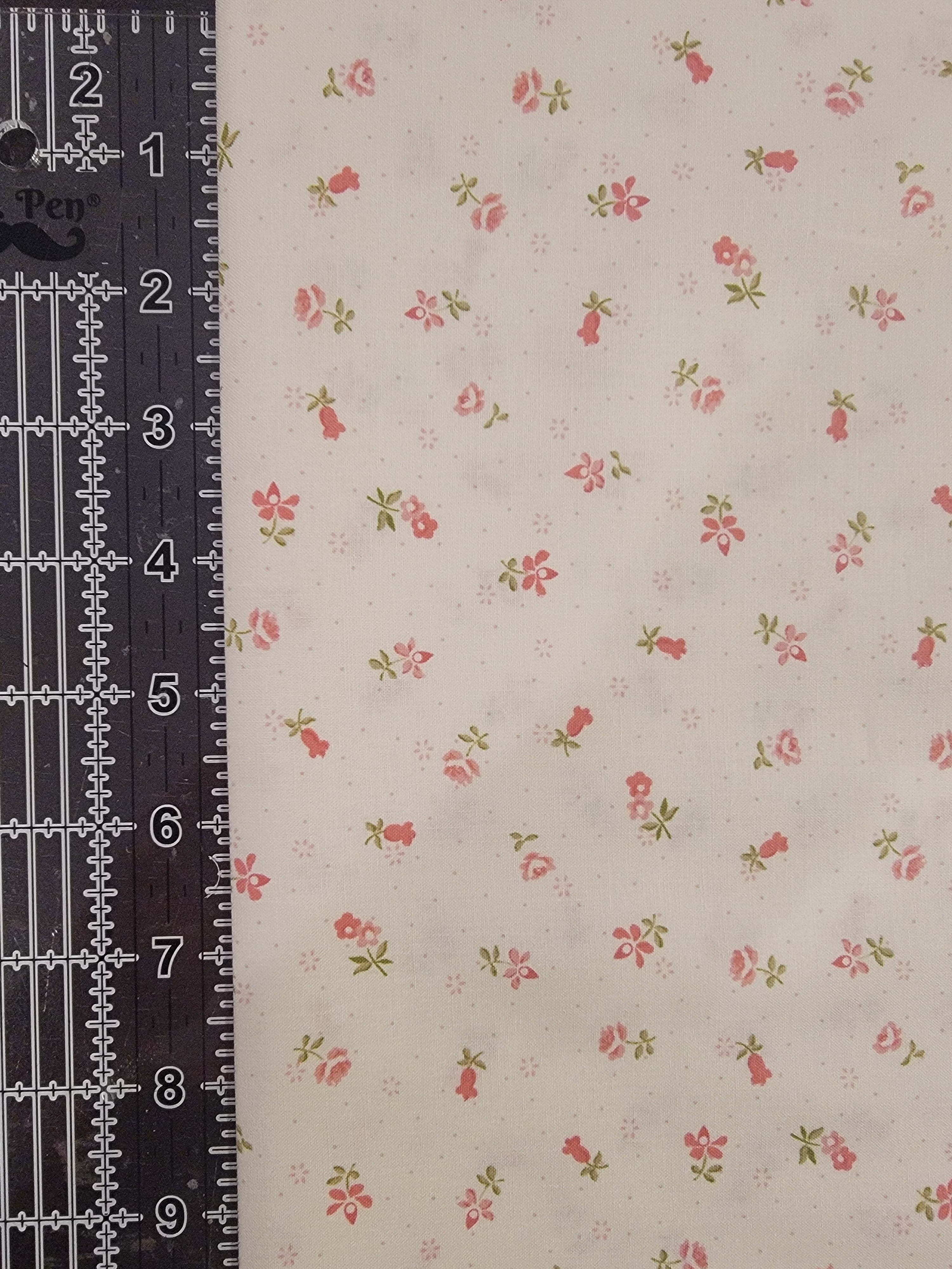 Charlotte- Petite Rosebud Fabric (half yard increment)