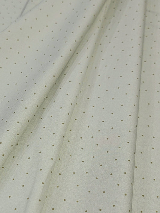 Charlotte- Light Olive Pin Dot Fabric (half yard increment)
