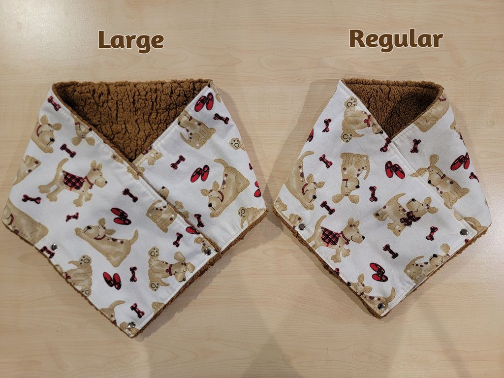 A Cozy Cuddle- Reversible Mini Scarf (Digital Pattern)