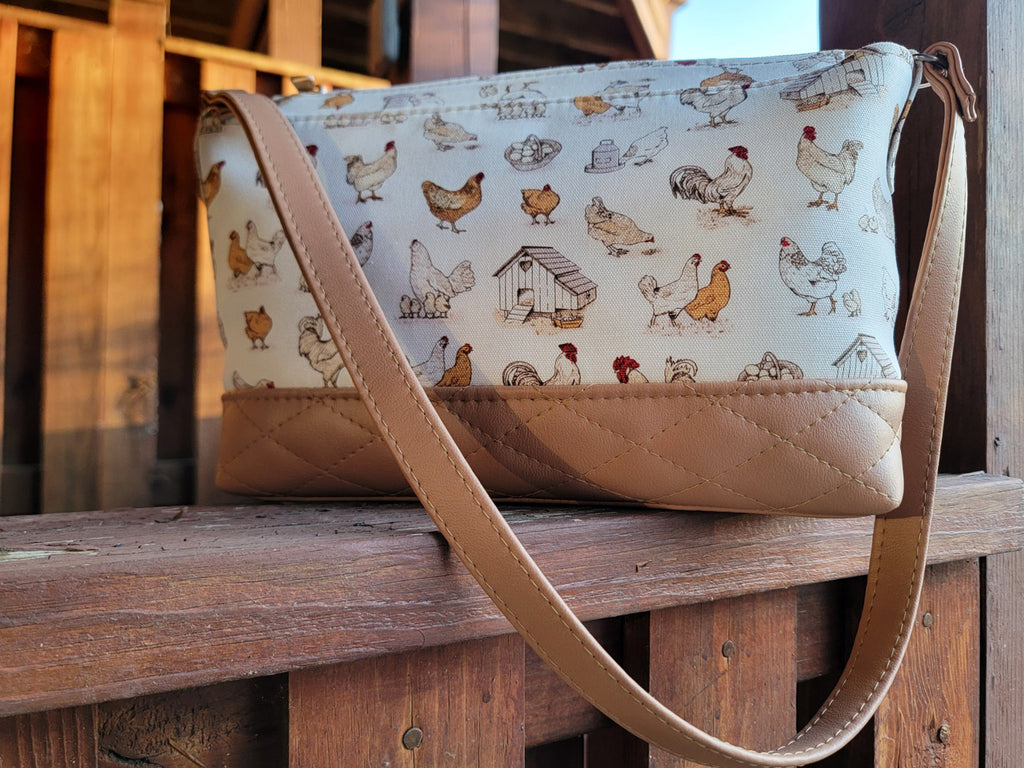 Chicken Coop Canvas Tote