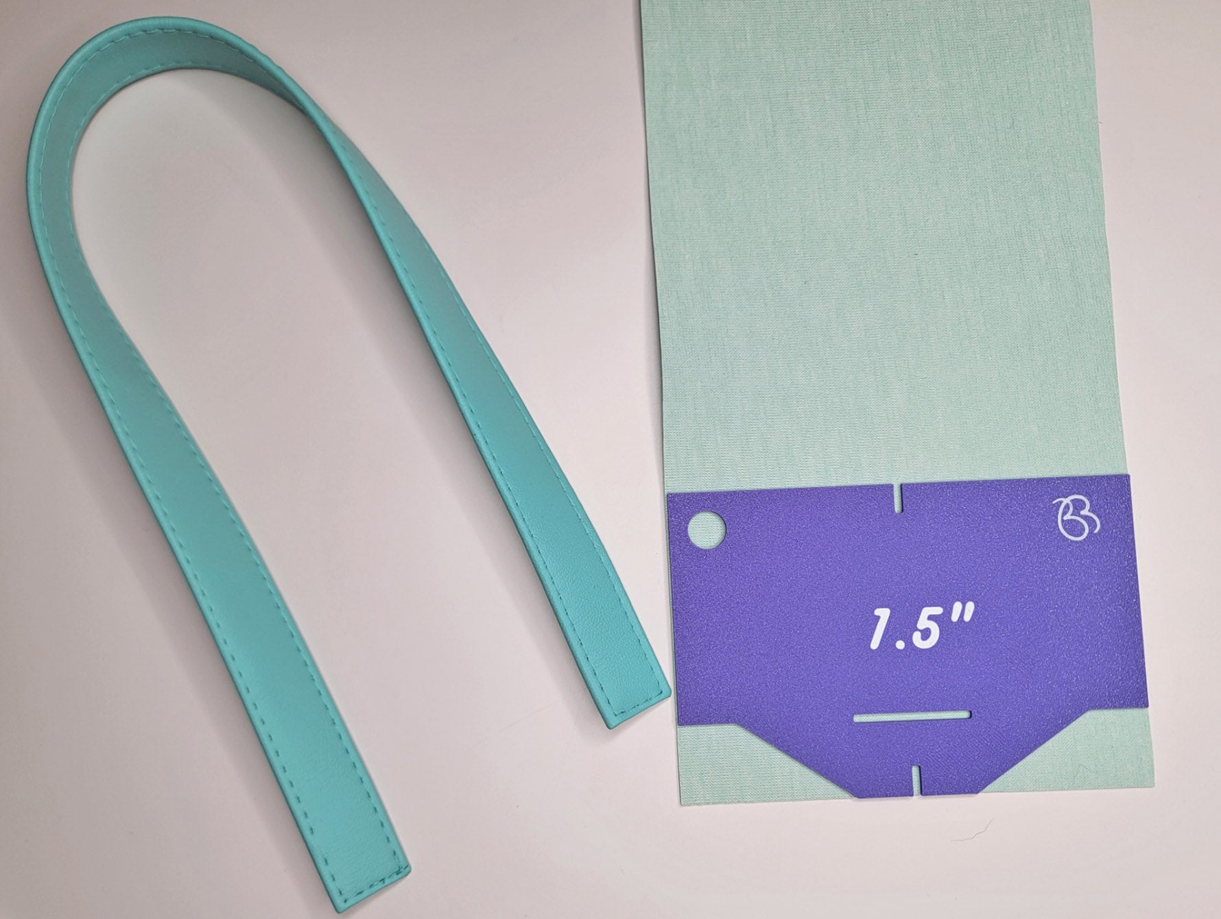 Strap Edge Guide Template- 1.5" Strap (one template)