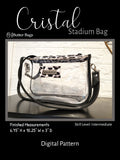 Cristal Stadium Bag- Digital Pattern (PRE-ORDER)