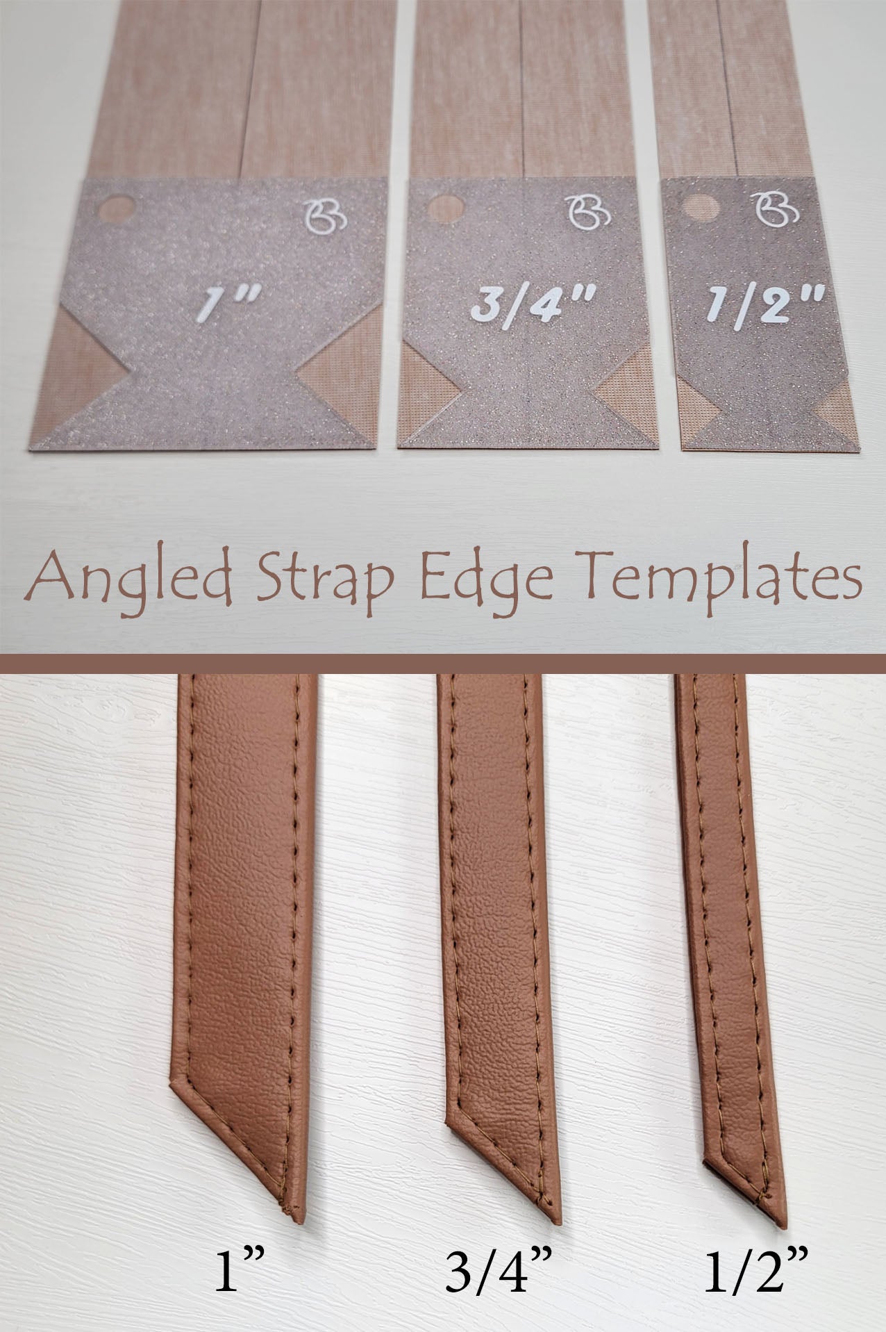 Angled Strap Edge Guide- Template Set (3)