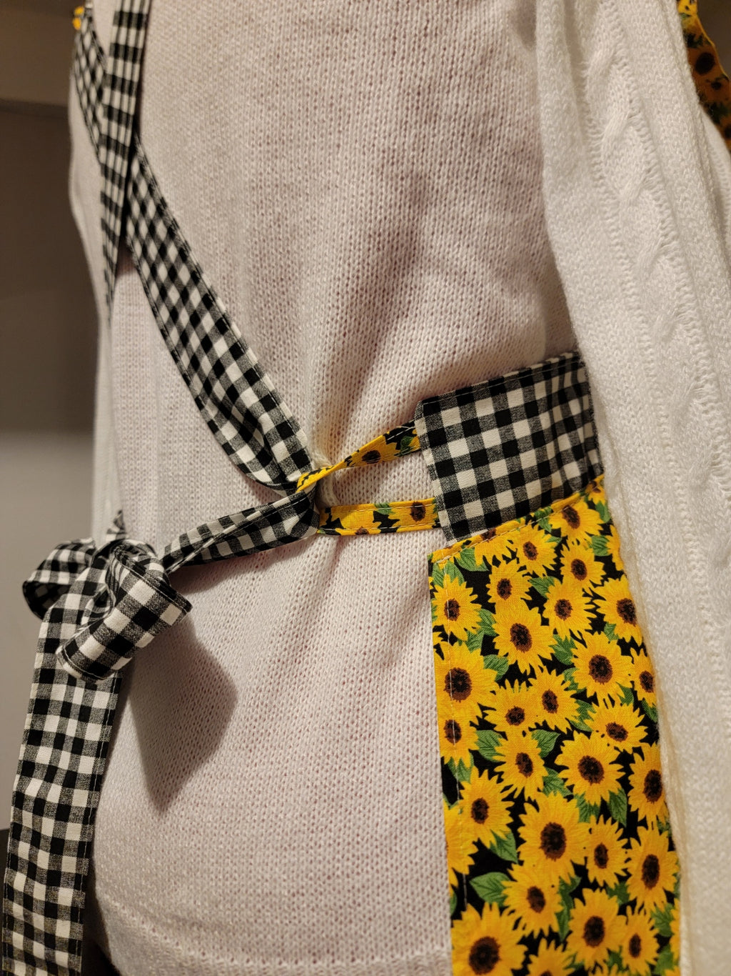 Sunflower Vintage Ruffle Pinafore Apron