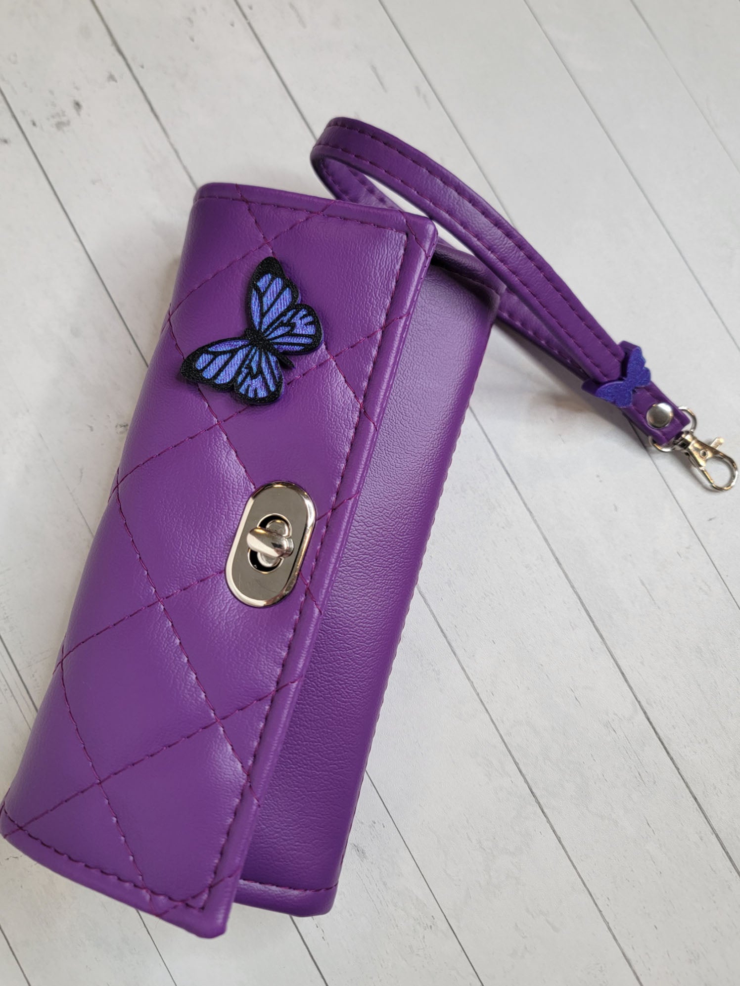 Butterfly Quilted Wallet