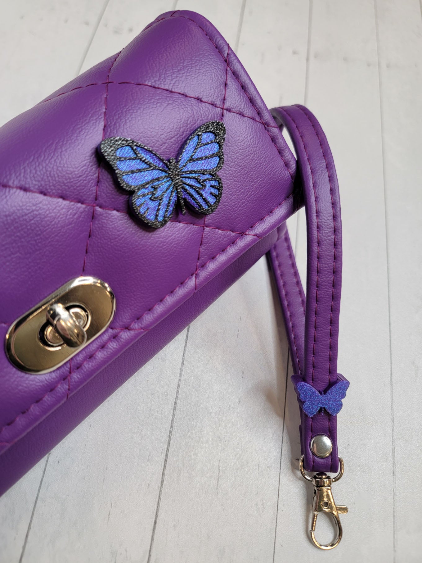 Butterfly Quilted Wallet