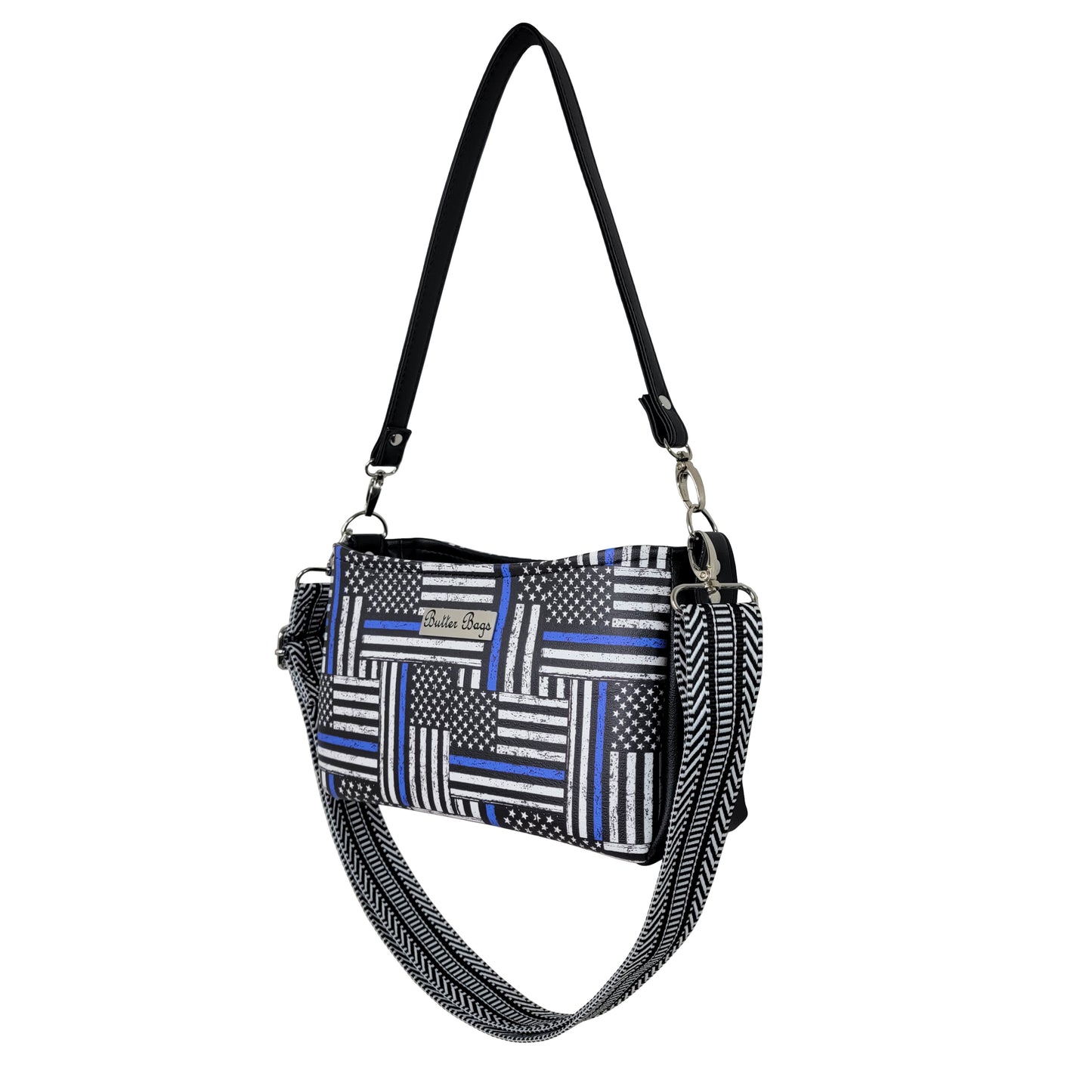 Blue Line Flag Aries Crossbody Bag