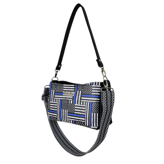 Blue Line Flag Aries Crossbody Bag