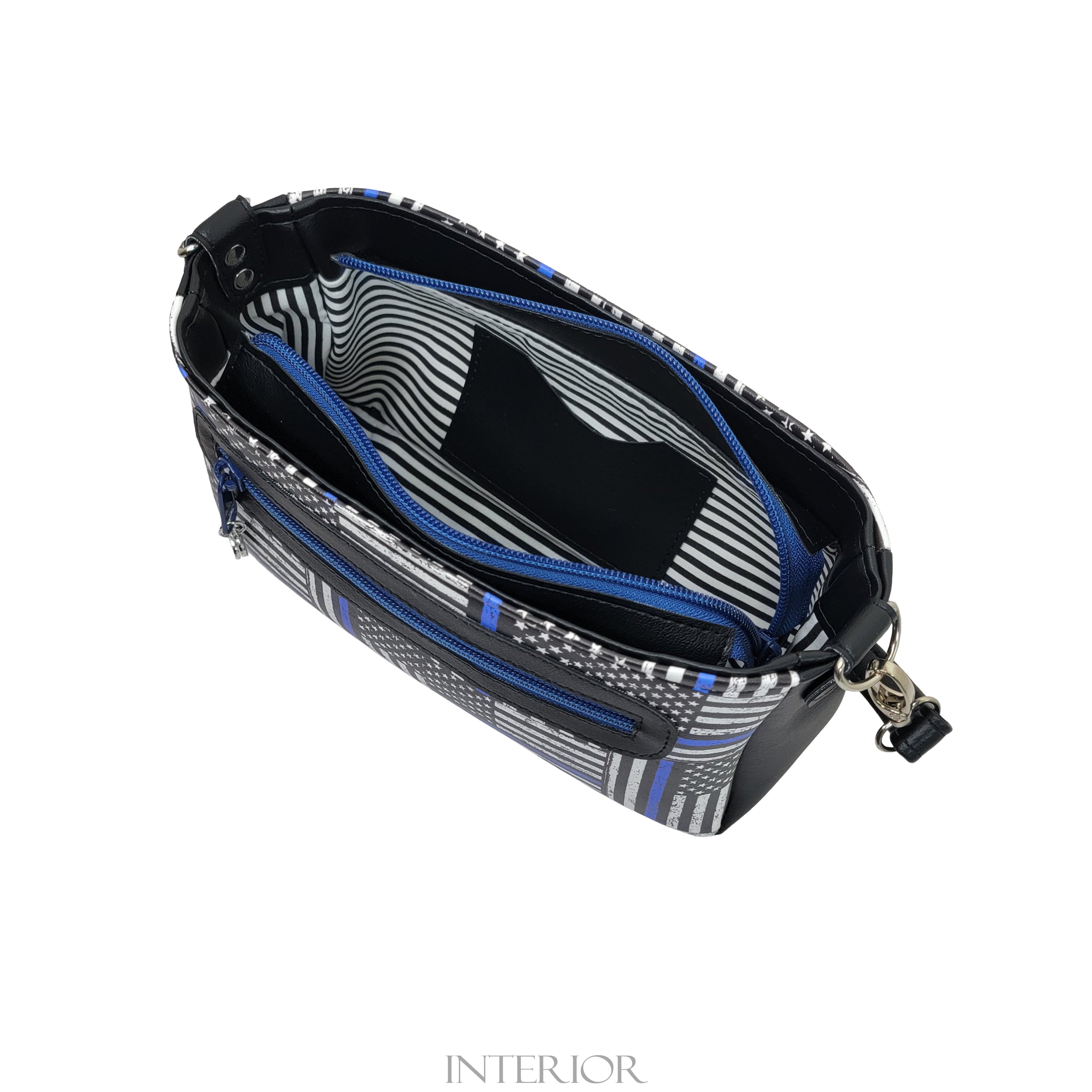 Blue Line Flag Aries Crossbody Bag