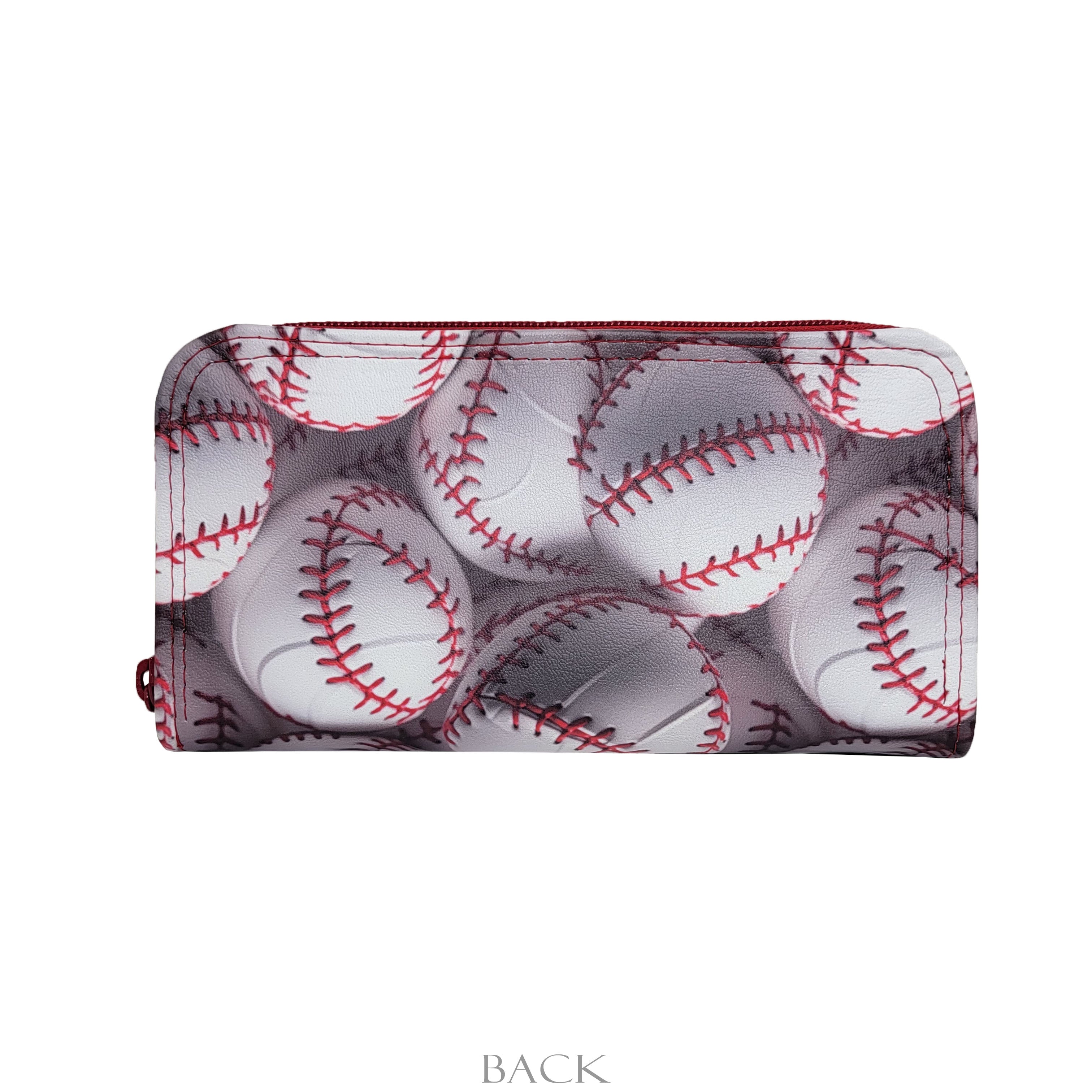 Baseball Zip Around Wallet